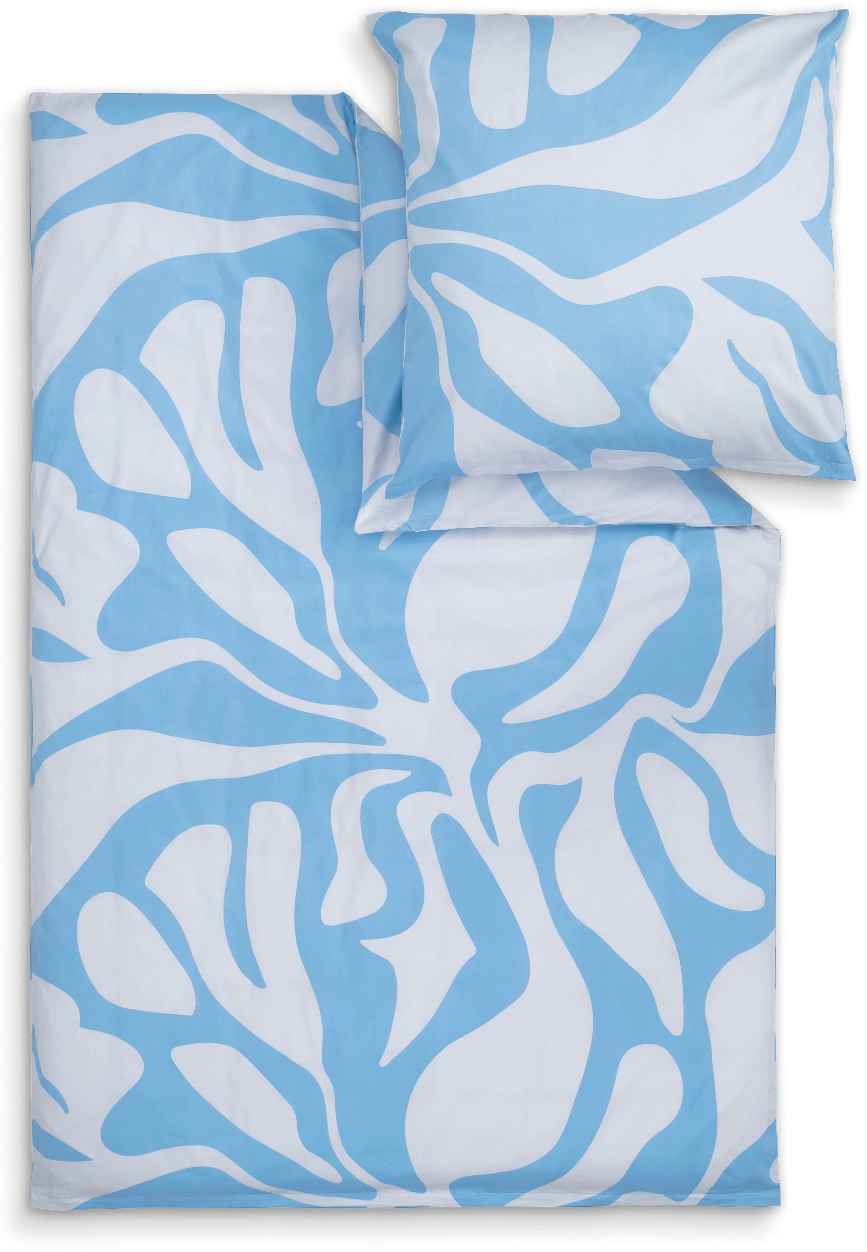 s.Oliver Bettwäsche s.Oliver Satinbettwäsche, Mako-Satin, 2 teilig, modernes Botanical-Design