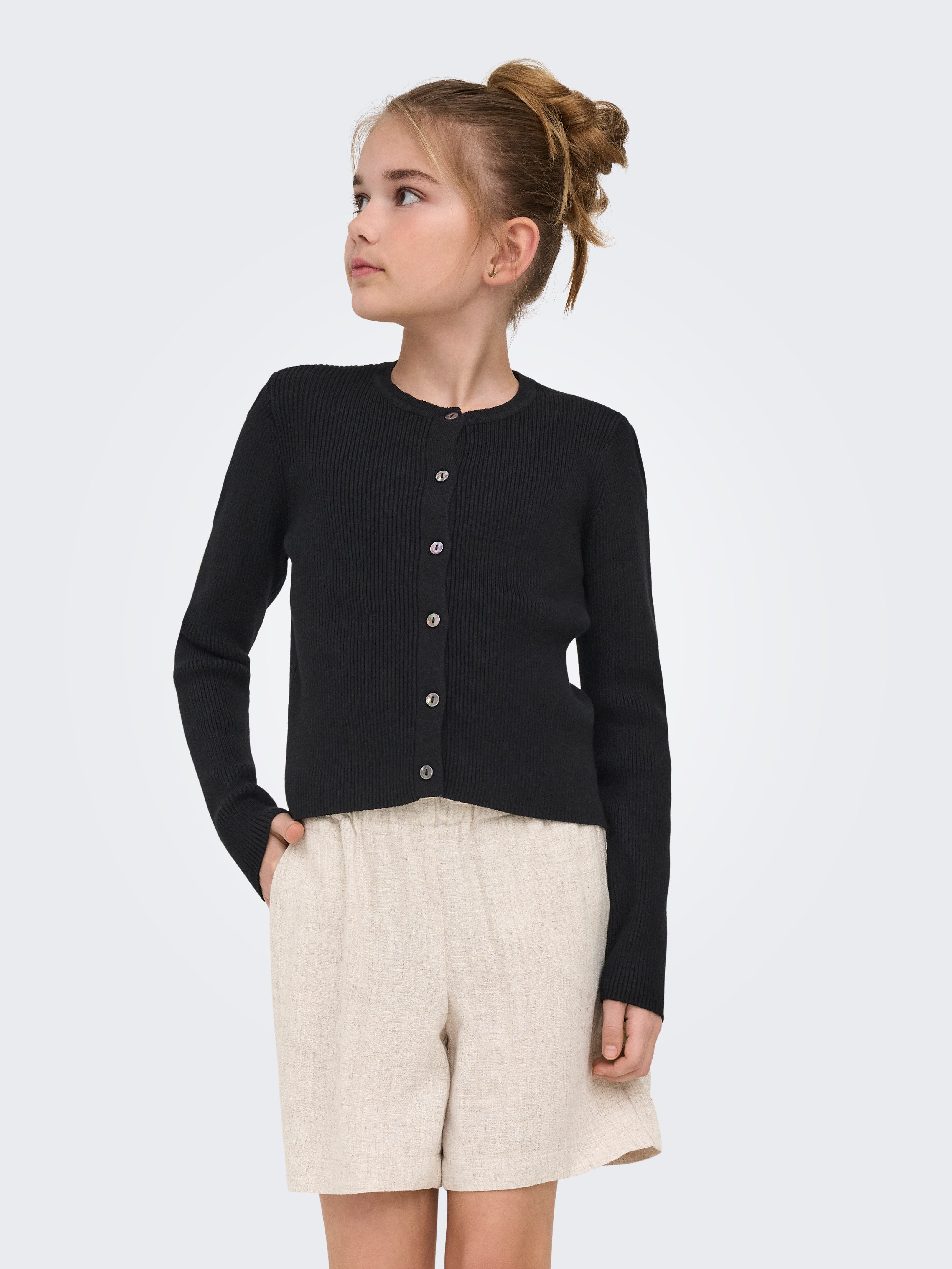 KIDS ONLY Strickjacke KOGNATASCHA LS O-NECK CARD CP KNT NOOS. Reduzierter Preis € 19,99. Unverbindliche Preisempfehlung € 29,99