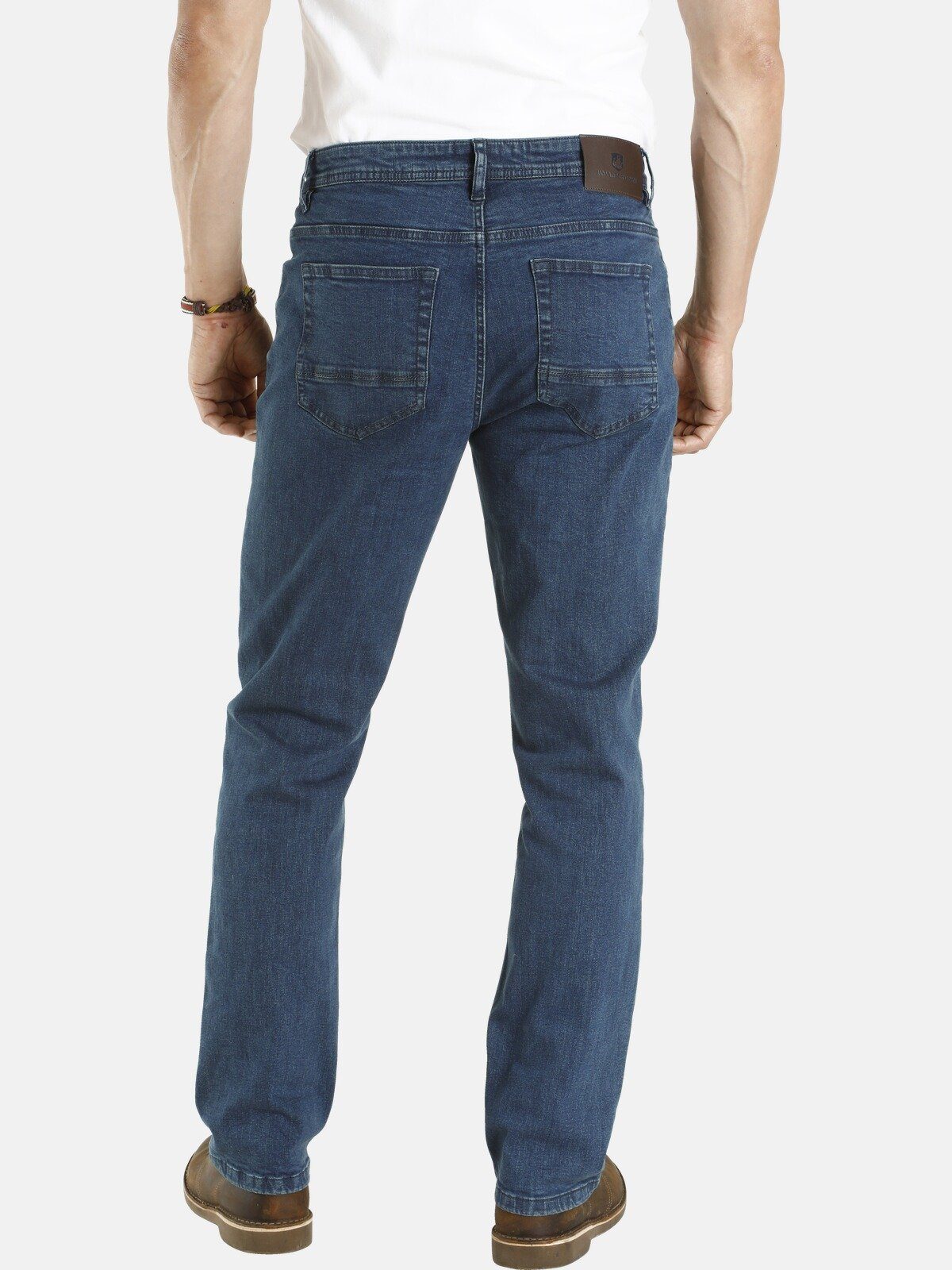 Jan ALMIN dunkelblau Stretchanteil Vanderstorm mit 5-Pocket-Jeans