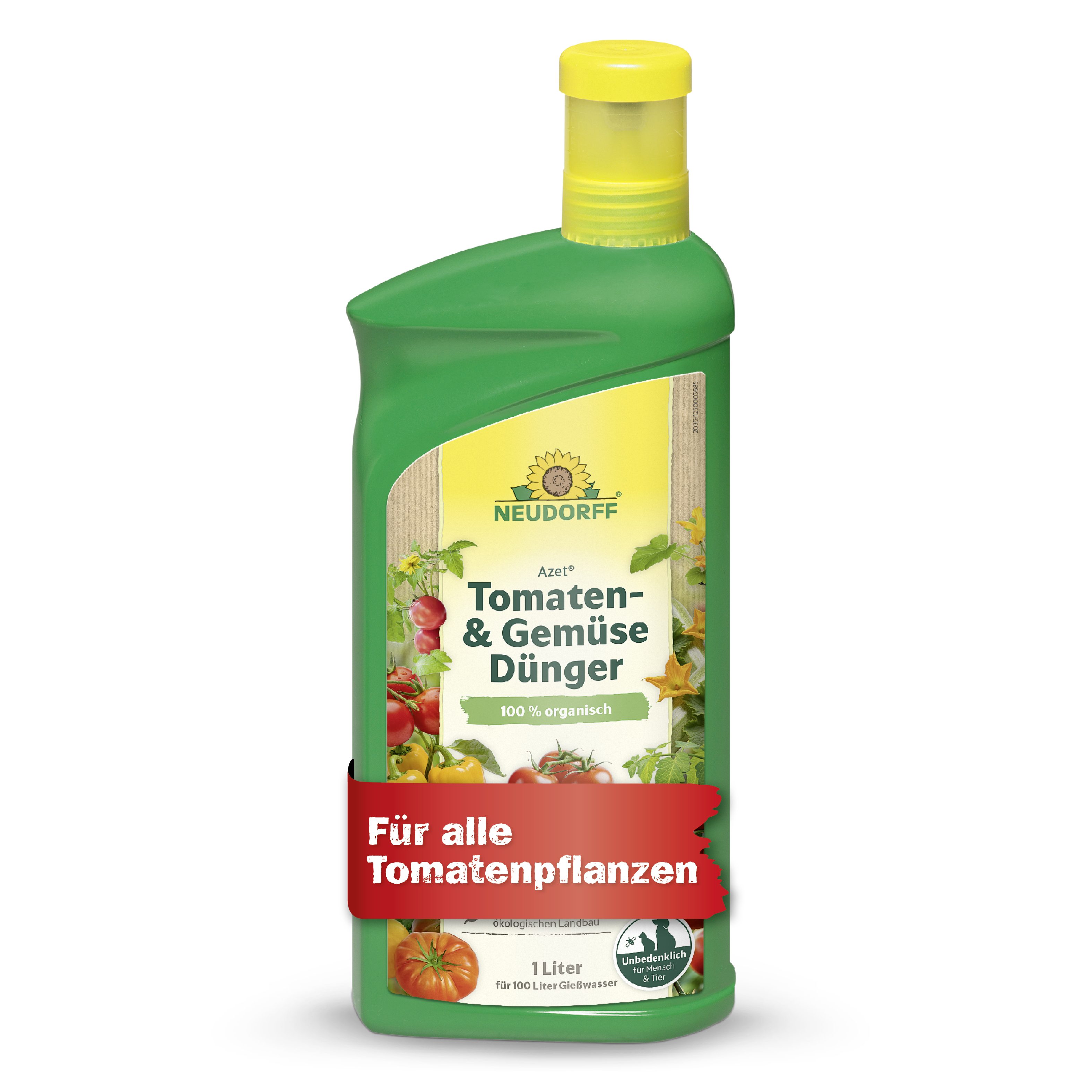 Neudorff Universaldünger Azet UniversalDünger 1 Liter, Vor Gebrauch gut schütteln und nur mit Wasser verdünnt anwenden., fördert kräftiges Wachstum, reiche Ernte und üppige Blütenbildung, Flüssigdünger mit praktischem Dosierbecher