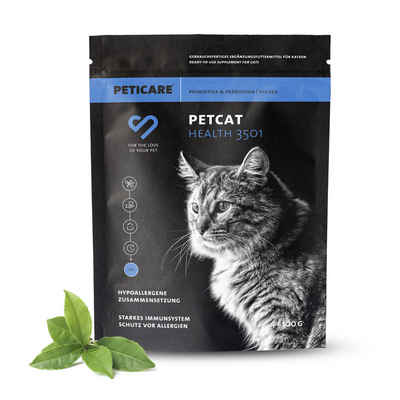 Peticare Futterbehälter Probiotika, Präbiotika Pulver für Katzen - petCat Health 3501, (100-tlg)