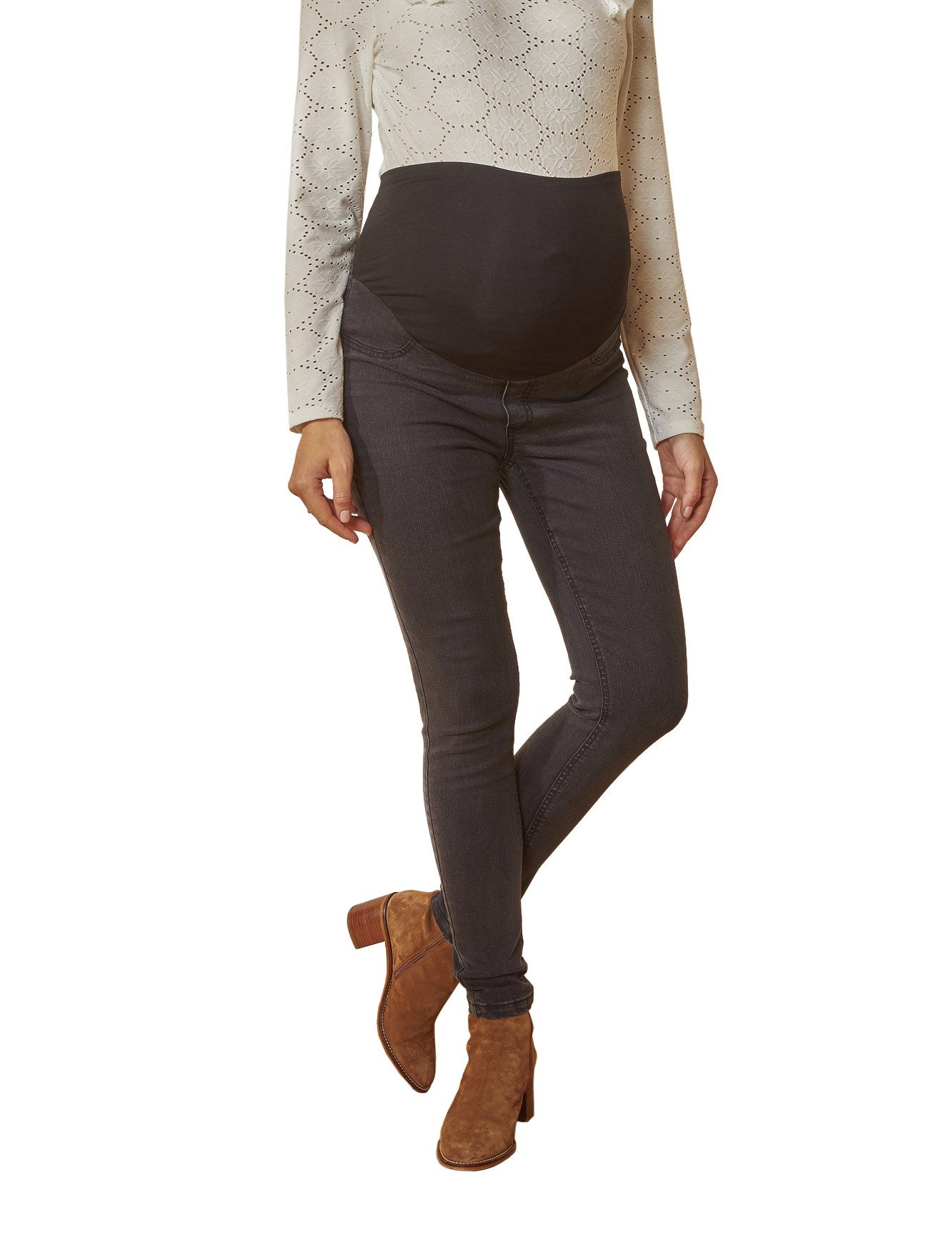 vertbaudet Umstandsjeans Jeans-Treggings für die Schwangerschaft