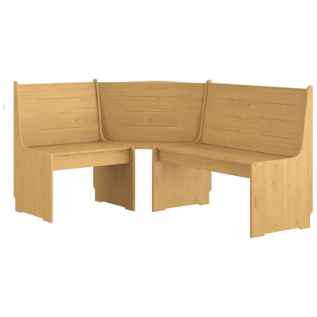 vidaXL Essbank Eckbank REINE 151 cm Honigbraun Massivholz Kiefer