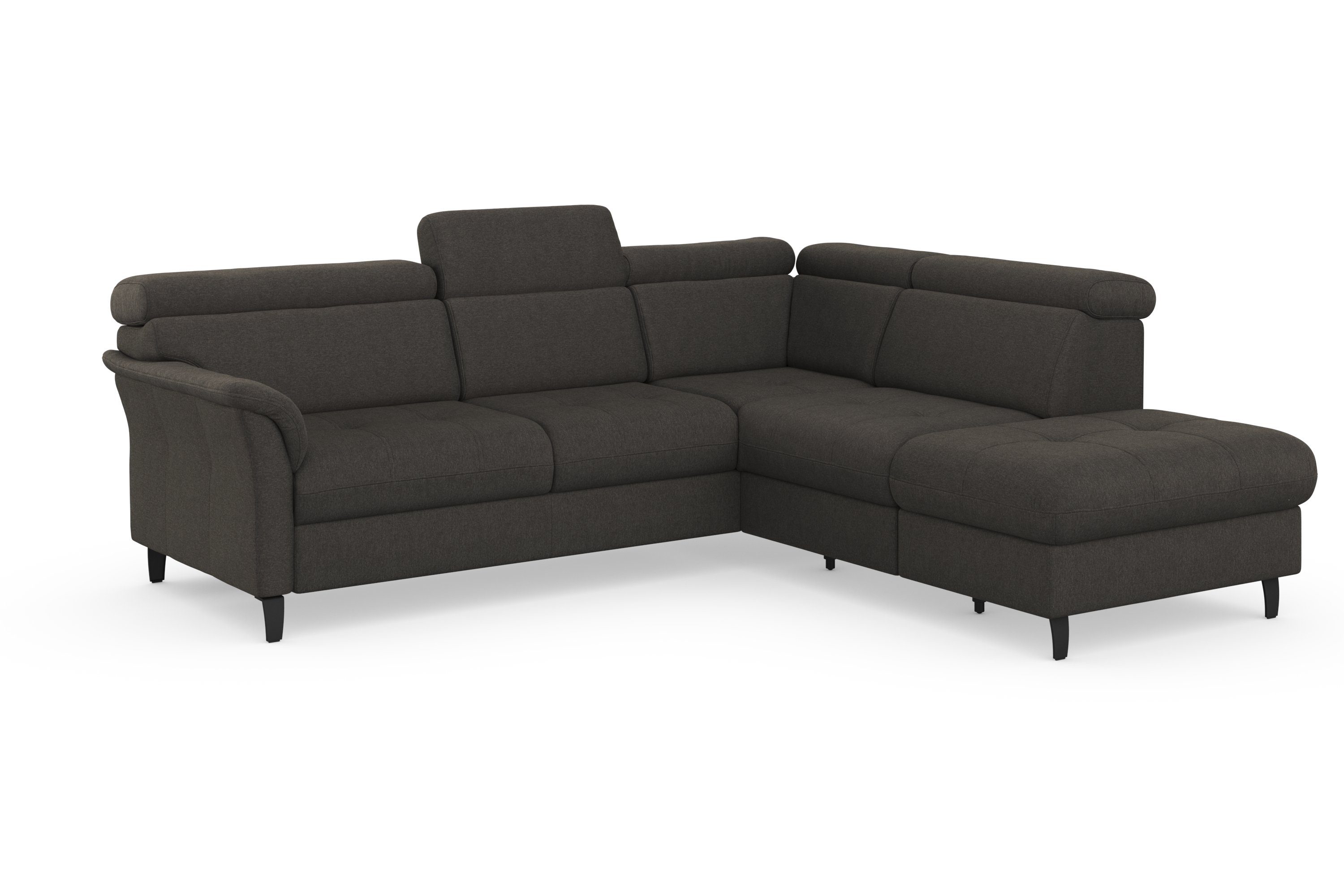 sit&more Ecksofa Marano, inklusive Bettfunktion, Bettkasten mit wahlweise Kopfteilverstellung