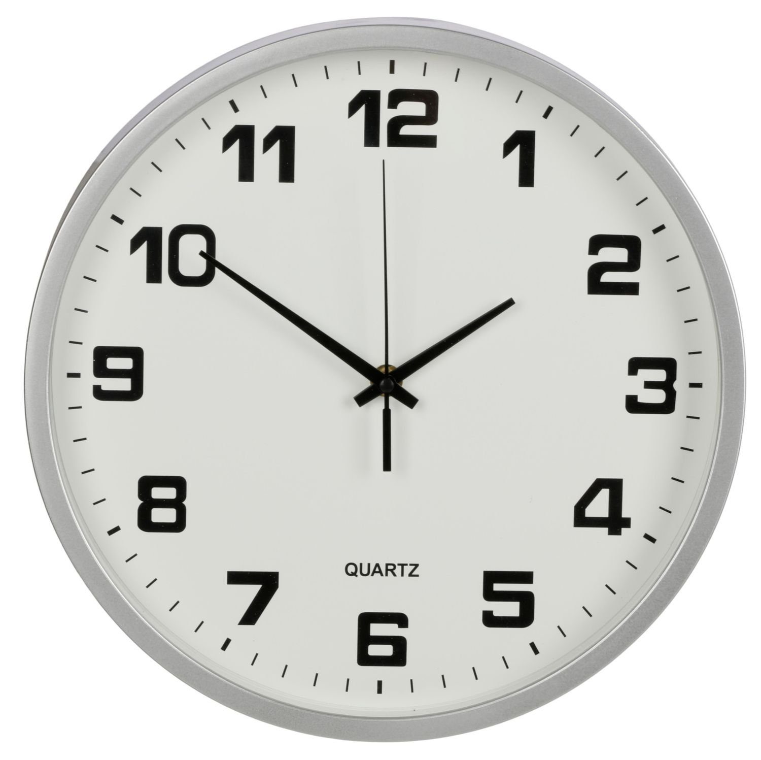 BURI Wanduhr Wanduhr 30cm Küchenuhr Wohnzimmeruhr Baduhr Uhr Quarz Quartz U günstig online kaufen