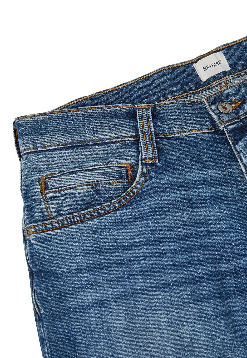 MUSTANG Bootcut-Jeans Herren Jeanshose Oregon Boot Cut Denim Hose mit Stretch