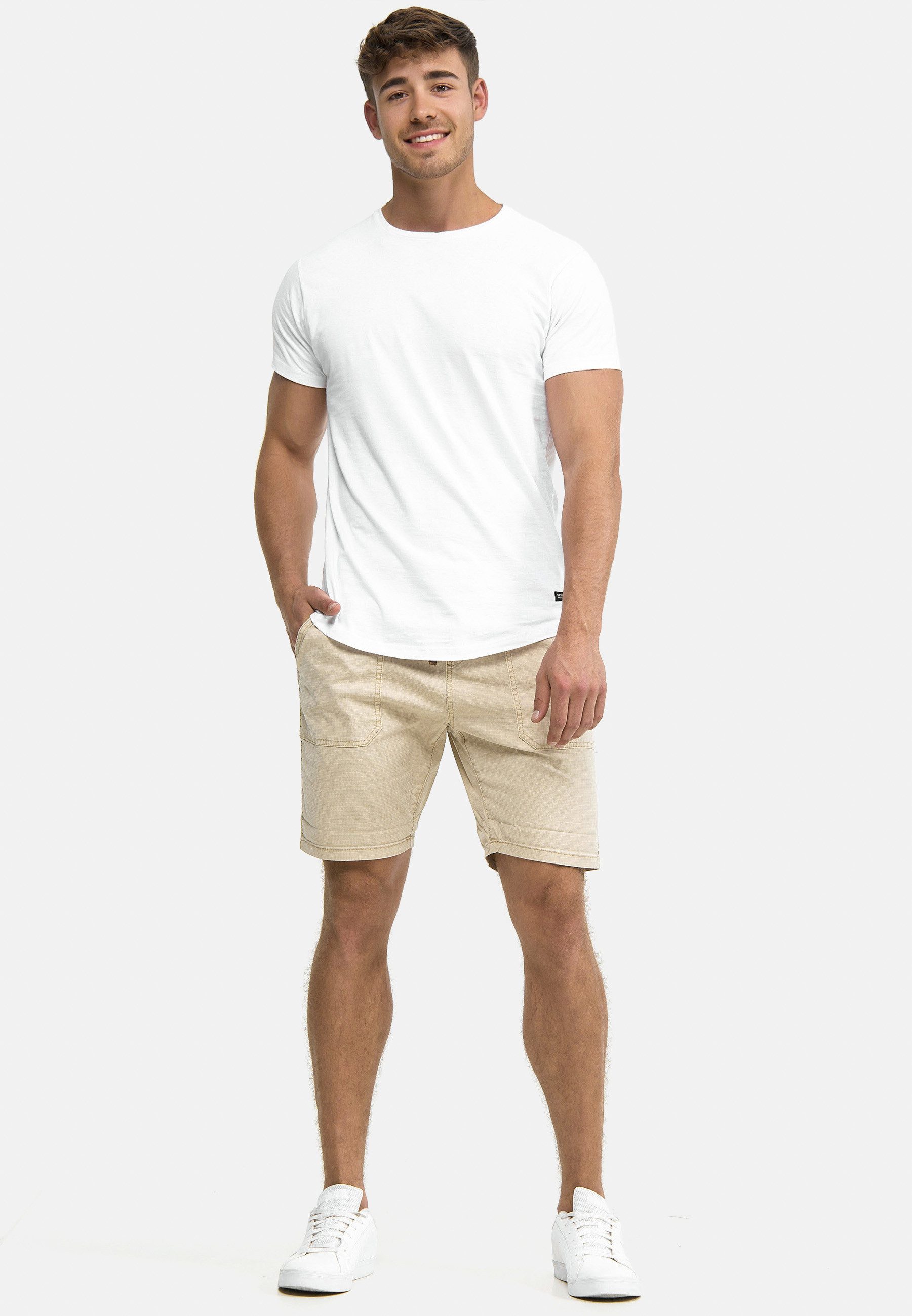 INDICODE Chinoshorts Herren Stoufville Chino Shorts Herrenshorts aus elastischer Baumwoll-Qualität, mit Kordelzug – Bild 5 von 5