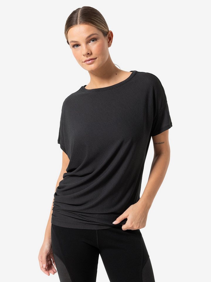 SUPER.NATURAL T-Shirt für Damen, Merino LOOSE AIR TEE asymmetrisches, atmungsaktiv