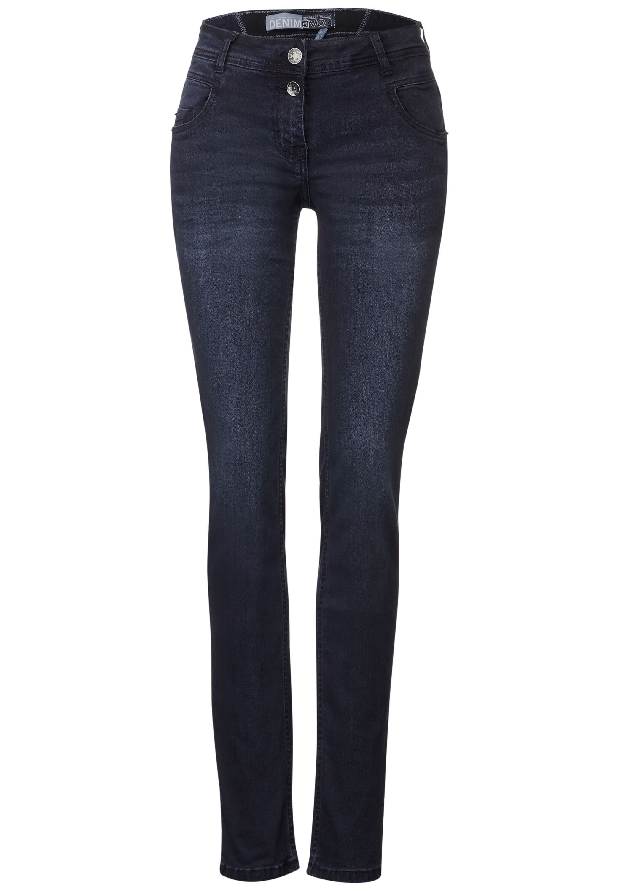 Cecil Slim-fit-Jeans (1-tlg) Plain/ohne Details