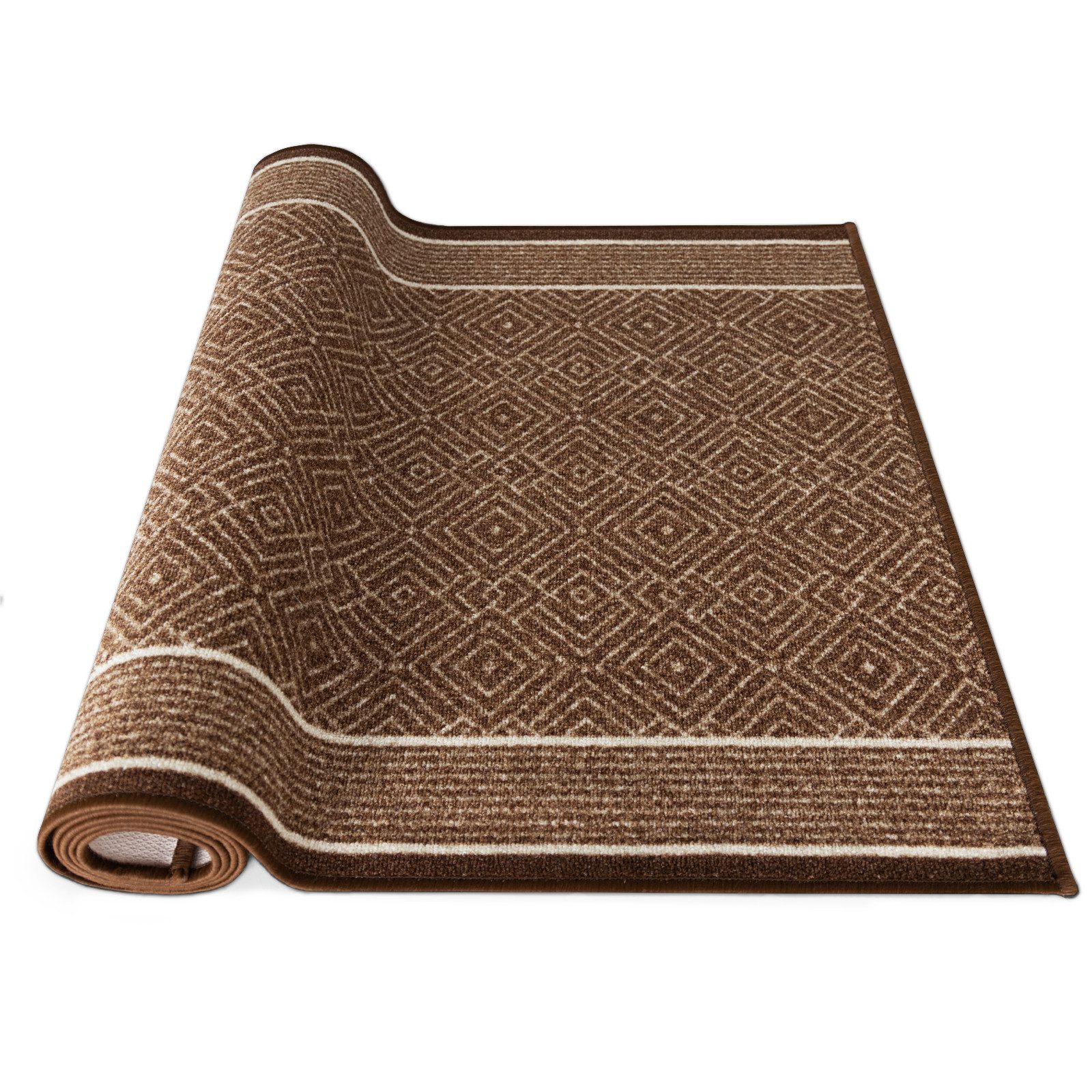 Kubus Teppich Läufer Raute, Hochwertiger Wohnteppich, In Vier Farben günstig online kaufen