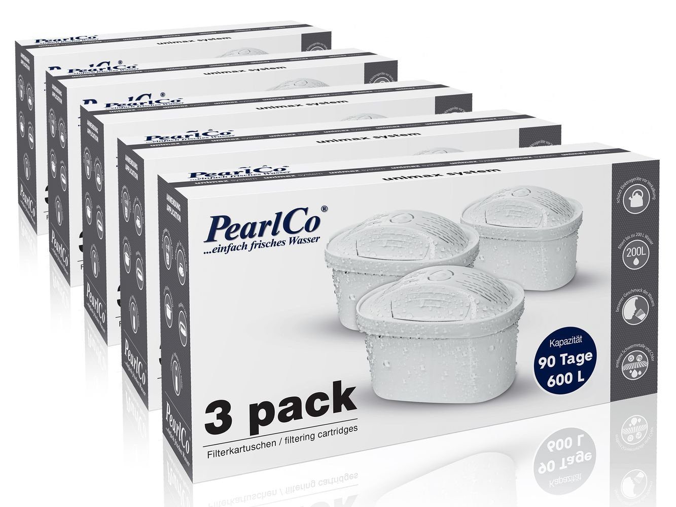 PearlCo Kalk- und Wasserfilter Unimax Filter Pack 15 für Brita Maxtra  Kartuschen, Zubehör für Brita Maxtra u. Maxtra+ Filter Kartuschen online  kaufen | OTTO