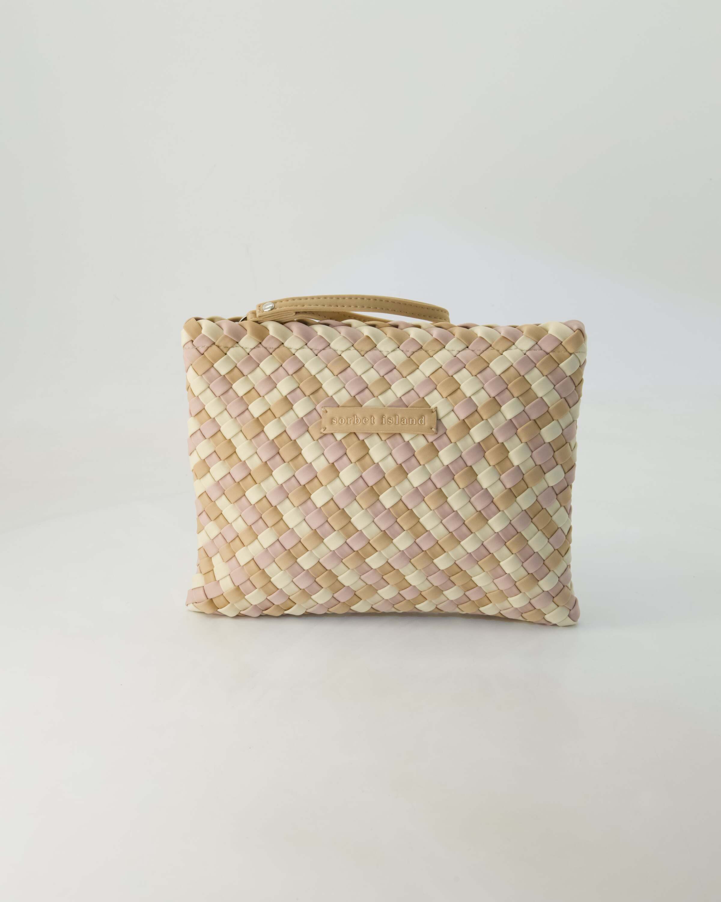 SORBET ISLAND Clutch Handwoven, Obermaterial: Sonstiges Material