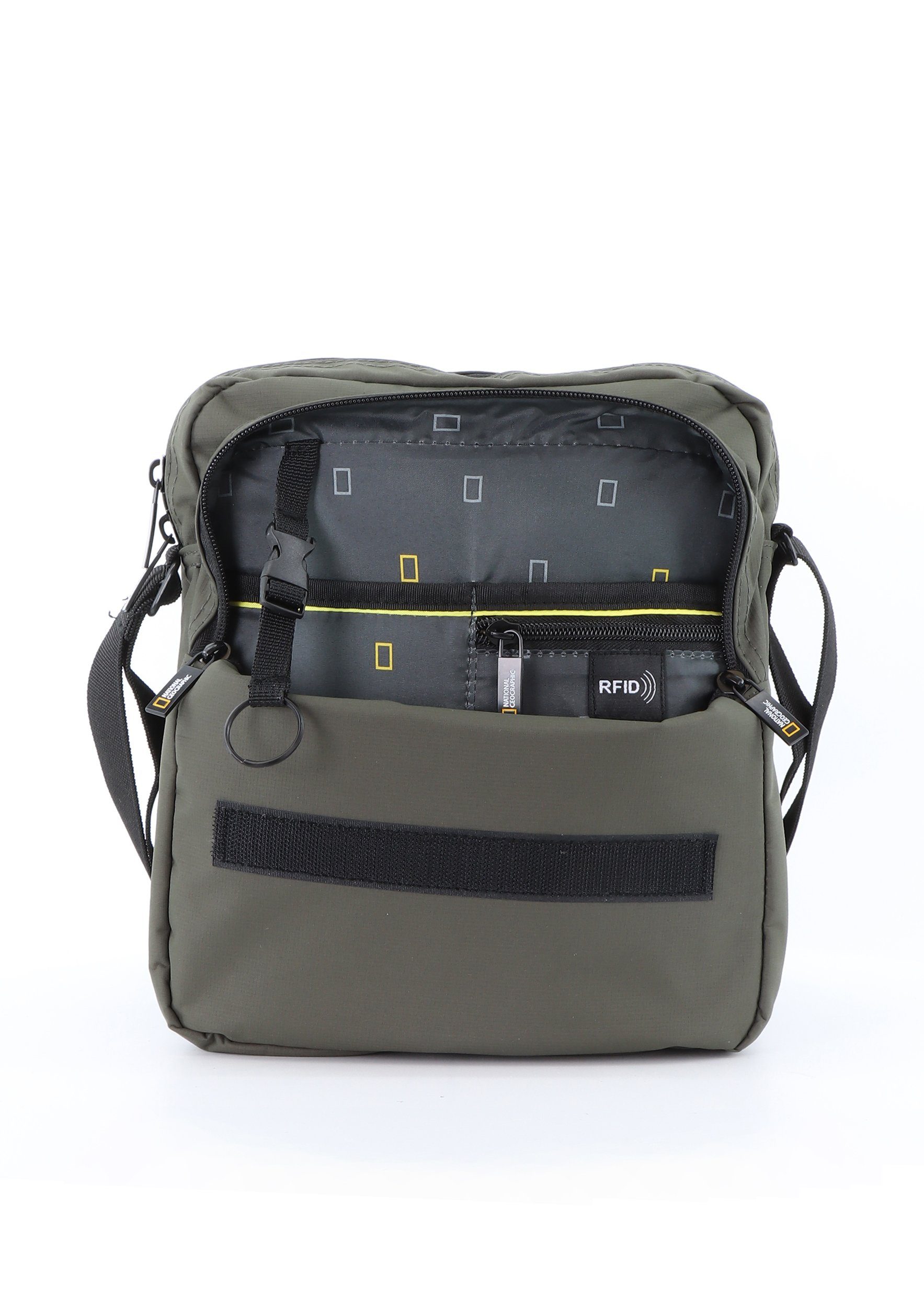 NATIONAL GEOGRAPHIC Schultertasche Mutation, aus recyceltem Polyester