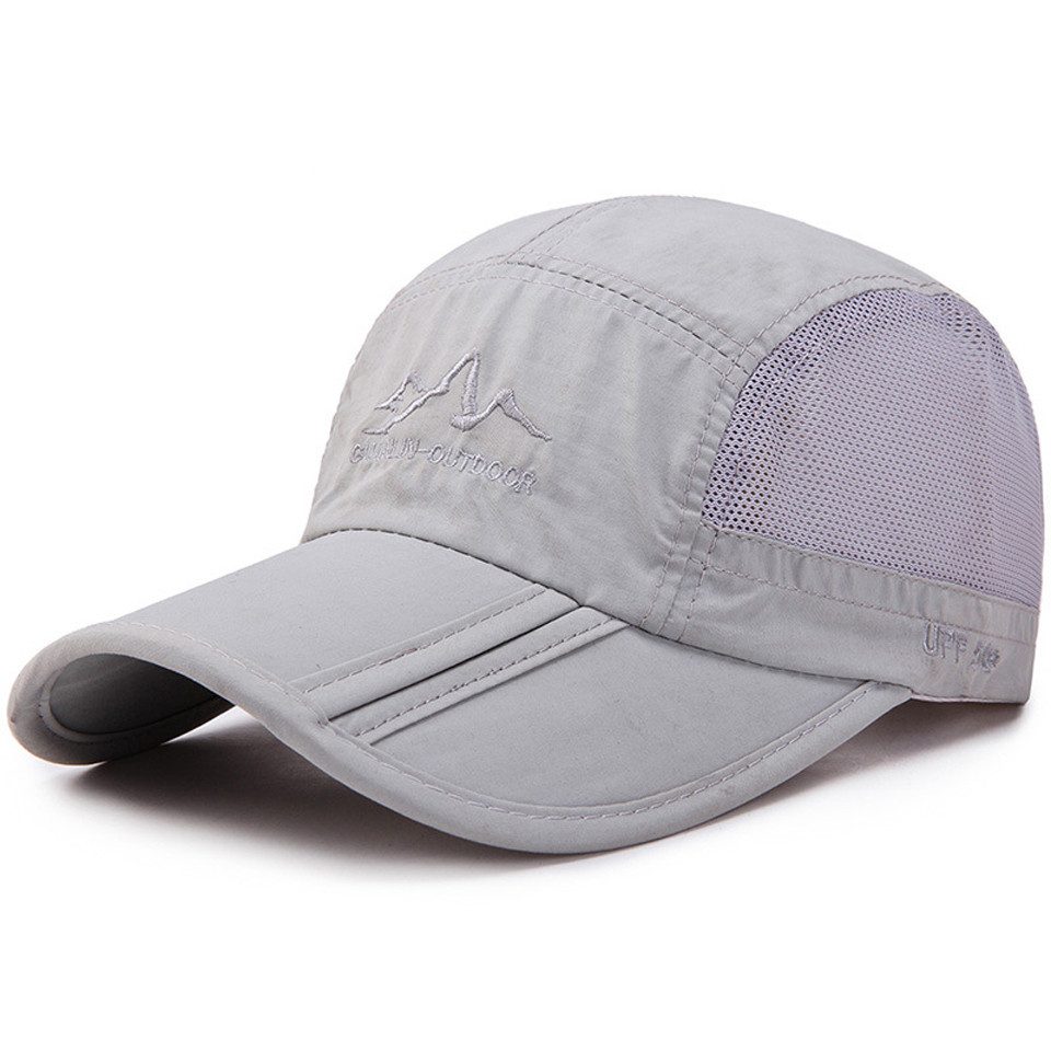 Zaewry Baseball Cap Unisex Baseballkappe Folding Outdoor Hat UPF 50+ Sun Protection Mesh Sport Hat