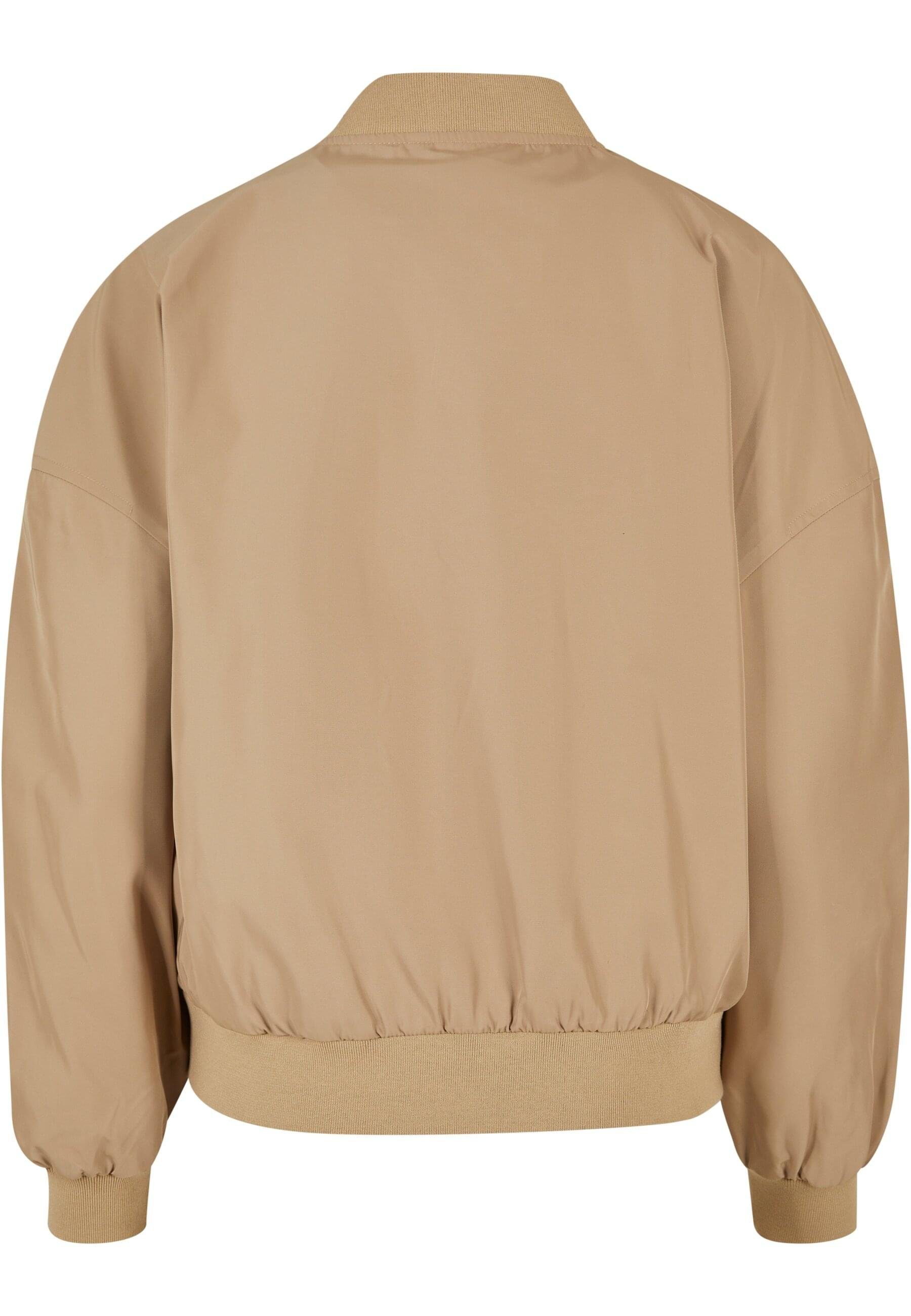 unionbeige Damen Oversized Bomberjacke Recycled URBAN Light CLASSICS (1-St) Ladies Jacket Bomber