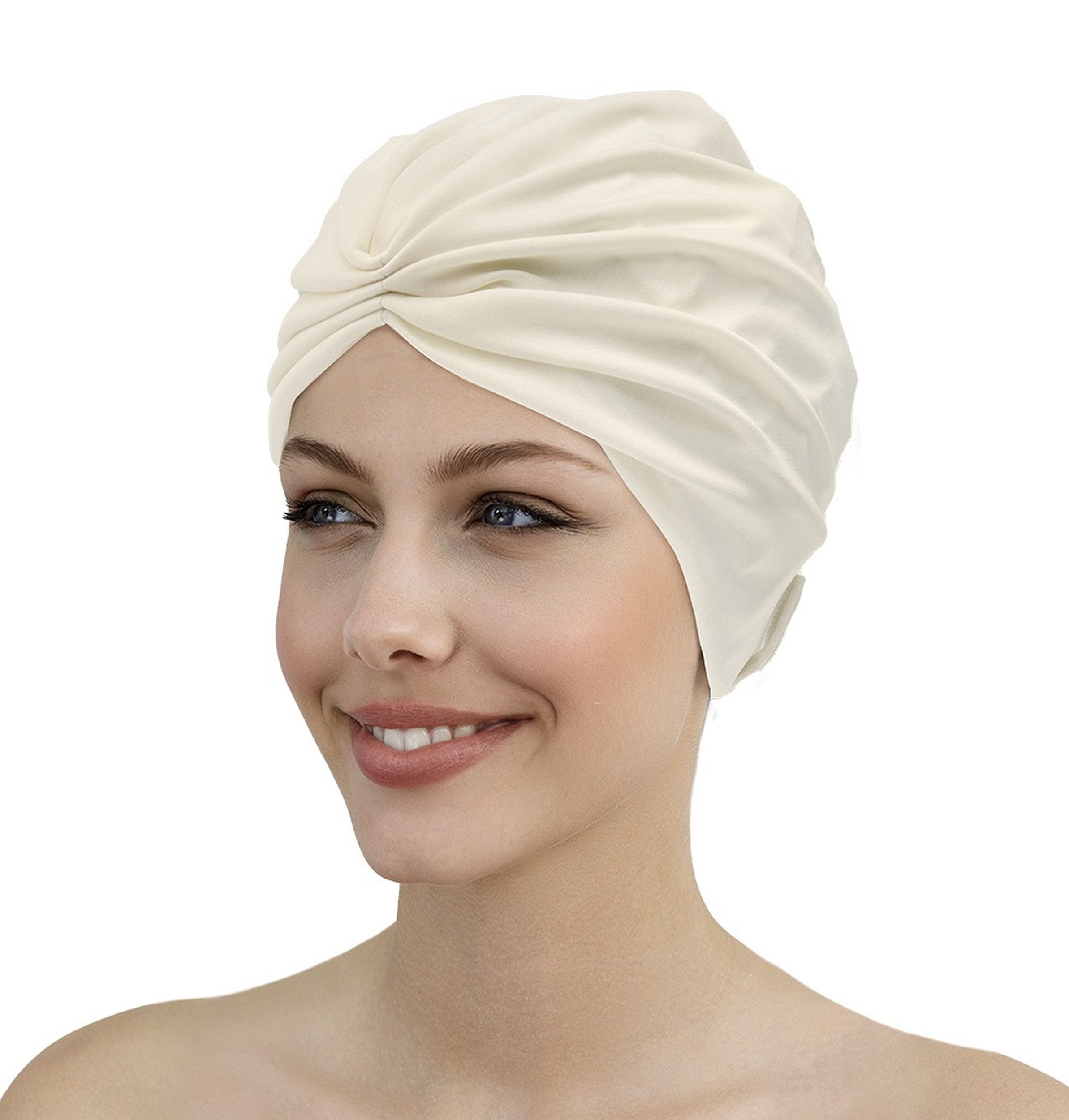 Fashy Badekappe Fashy - Badehaube Badekappe Bademode Damen Champagner 3471-31