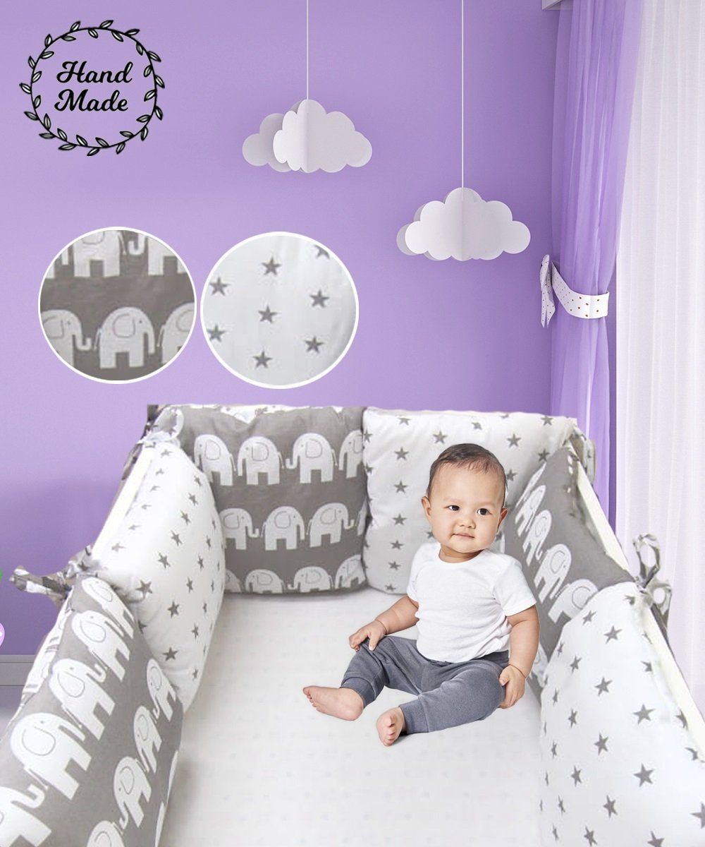 Nestchen Babybeistellbett Babywiege Babybett in 6 Farben erhältlich 180 x 30 cm 