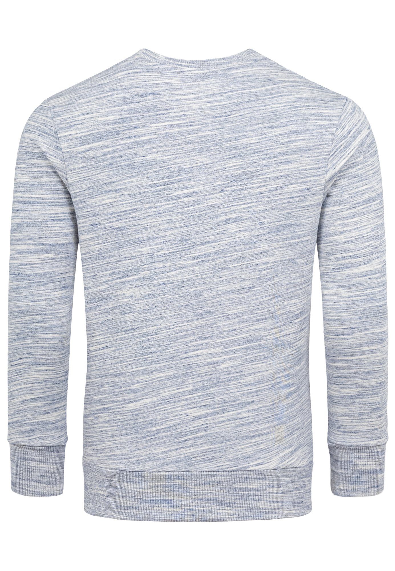 Amaci&Sons Sweatshirt DURHAM Sweatshirt mit Rundhalsausschnitt Herren Basic College Sweatjacke Pullover Hoodie