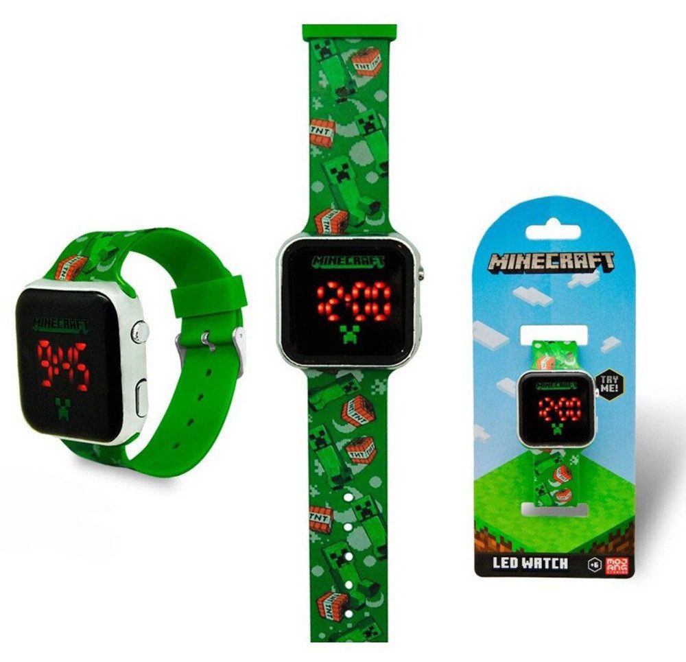 Minecraft Digitaluhr Minecraft TNT digitale LED-Uhr für Kinder, (1-tlg)
