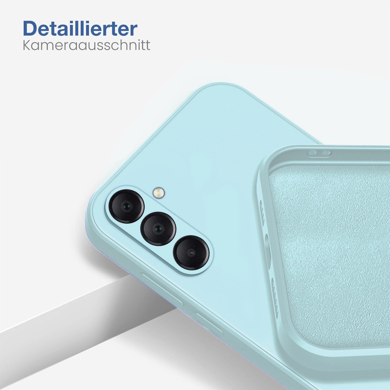 Tec-Expert Handyhülle SoftGrip Cover Hülle für Samsung Galaxy A25 5G, Handy Case Bumper integrierter Kameraschutz flexibel