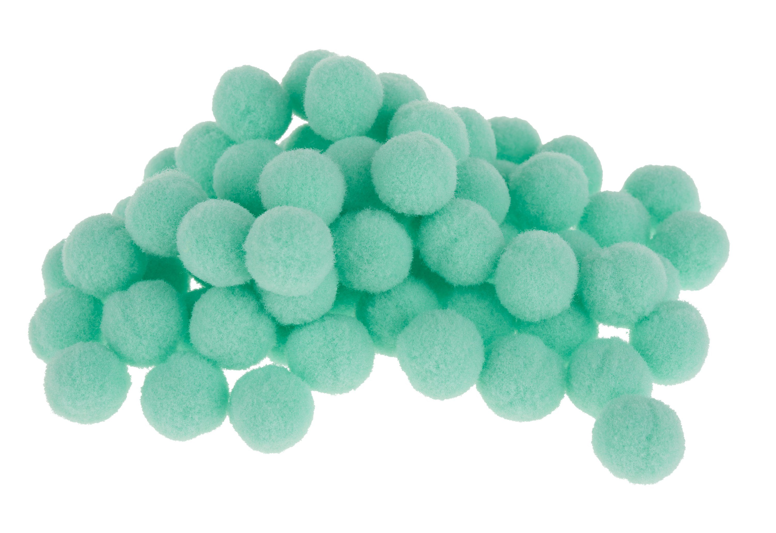 VBS Pompon 60 Pompons, Mint Stück