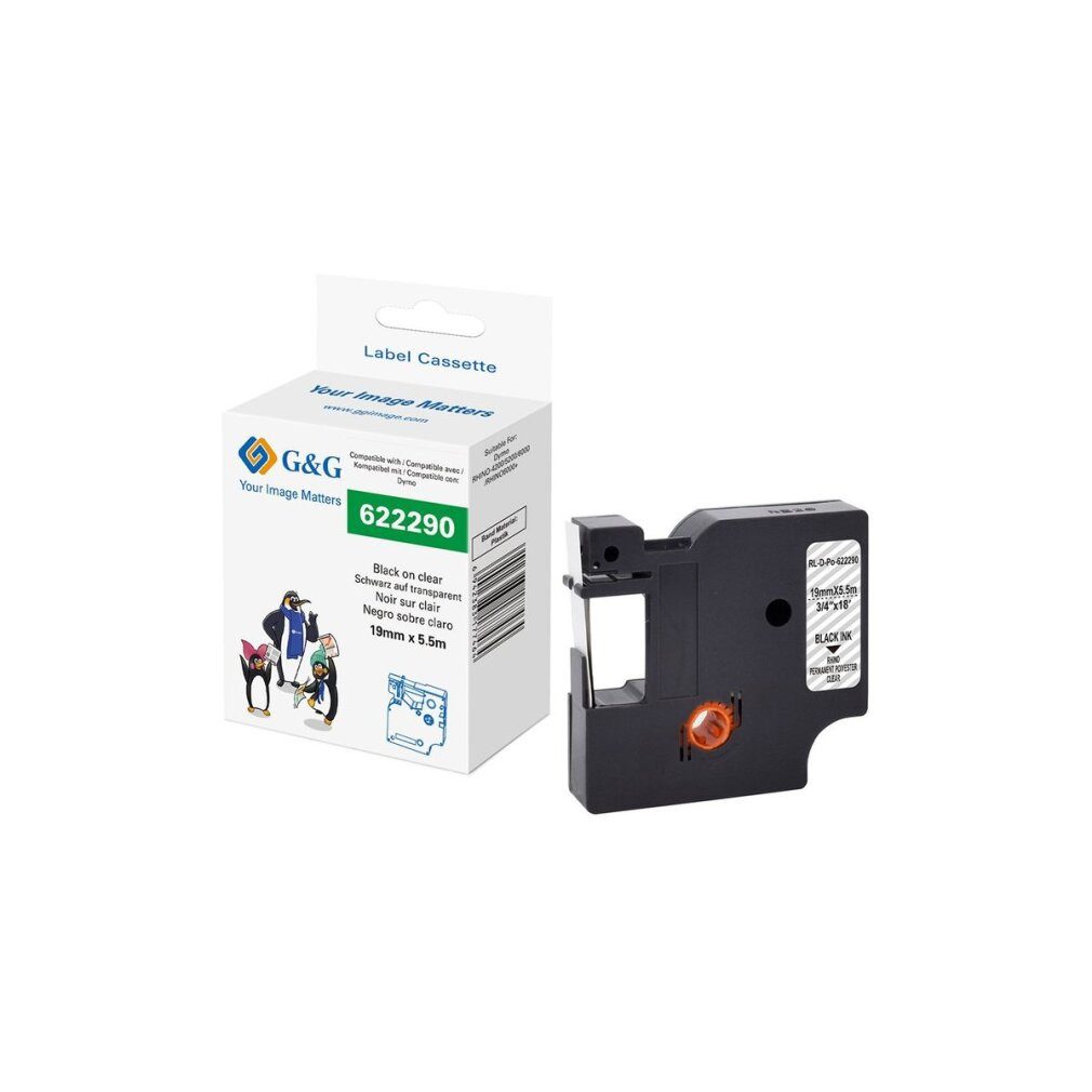 G & G Verlagsgesellschaft Druckerband G&G Schriftband kompatibel mit Dymo 622290
