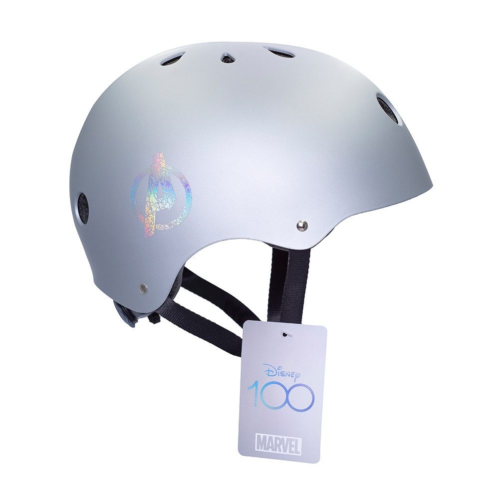 Seven Polska Kinderfahrradhelm "Marvel Platinum - D100", 56-59cm, Size M-L, ab ca. 10 Jahre