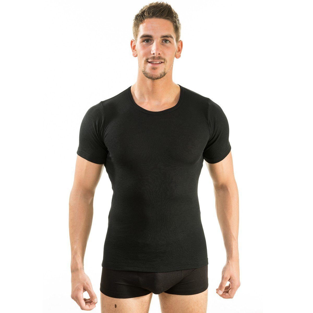 HERMKO Funktionsunterhemd 63840 2er Pack Herren Funktionsunterwäsche Shirt günstig online kaufen