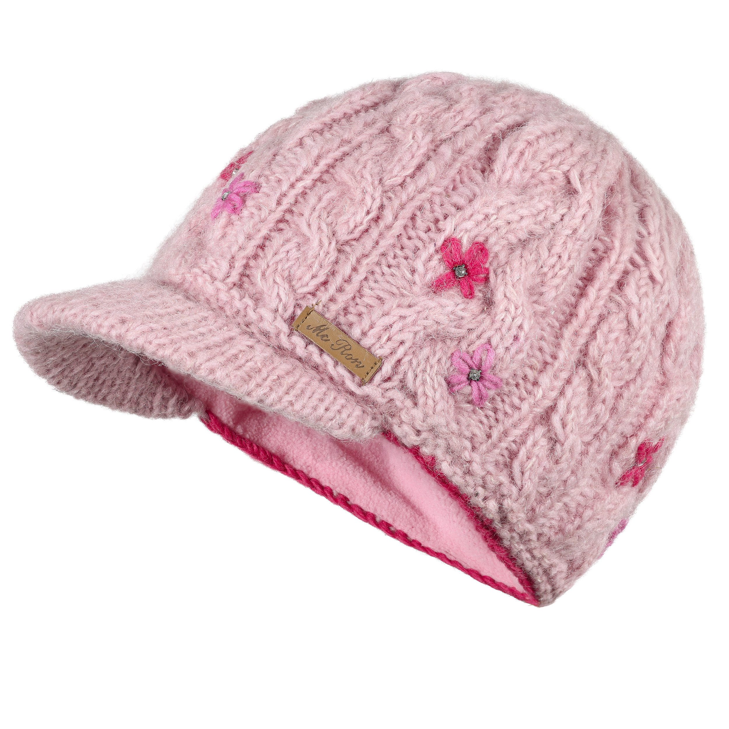 McRon Strickmütze Wollmütze mit Schirm Modell Chantal mit Schirm günstig online kaufen