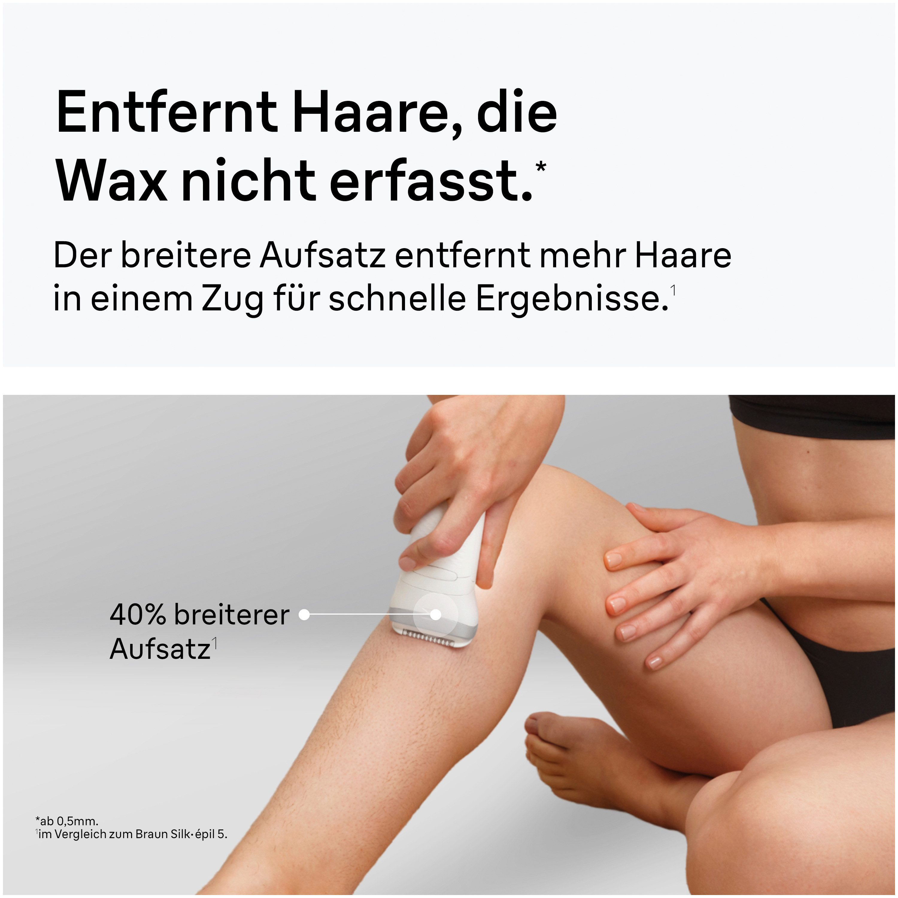 Braun Epilierer Silk-épil 7 SE7-041, Rasier- & Trimmeraufsatz, Wet&Dry Modell 2026