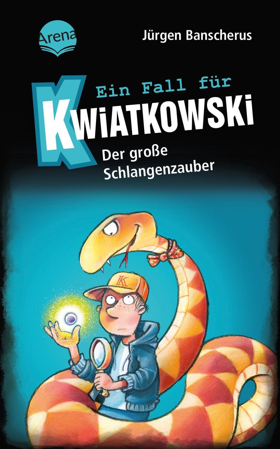 Ein Fall für Kwiatkowski (14). Der große Schlangenzauber / Jürgen Banscherus, Spannende Krimireihe für Kinder ab 7 Jahren mit witzigen Bildern