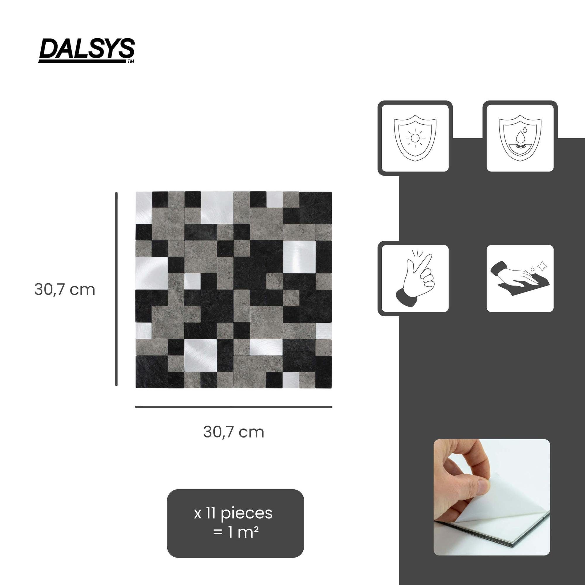 Dalsys Wandpaneel 1m² 11 Stück selbstklebend, günstig online kaufen