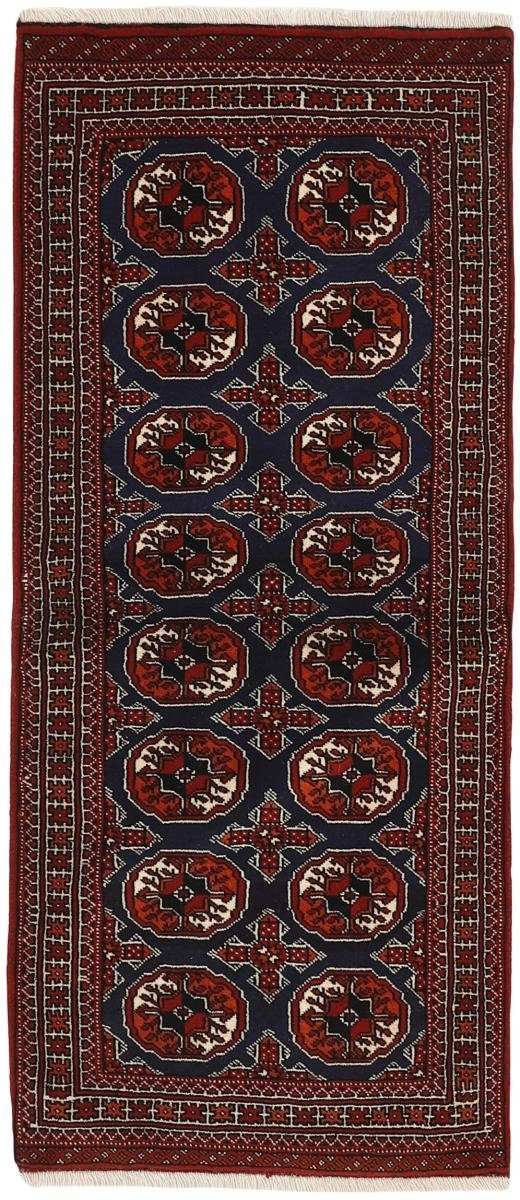 Orientteppich Turkaman 85x192 Handgeknüpfter Orientteppich Perserteppich Trading, / Läufer, 6 mm rechteckig, Nain Höhe