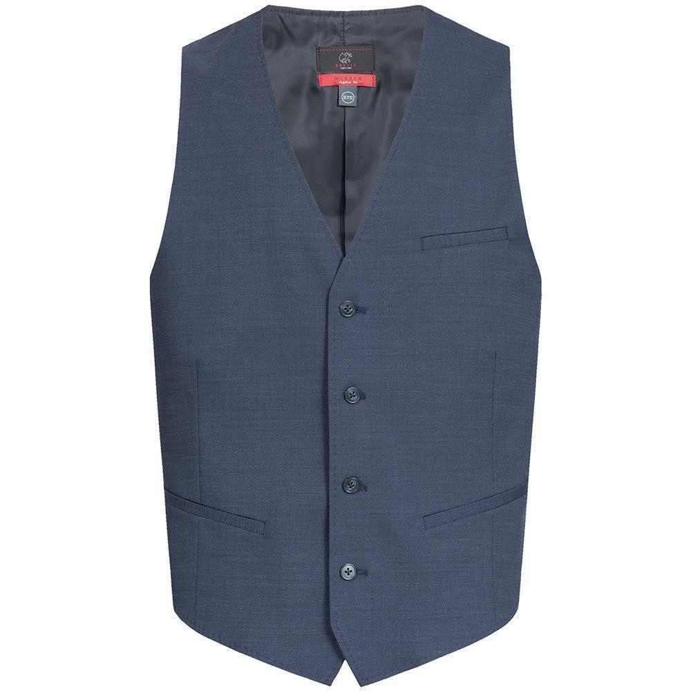 GREIFF Anzugweste Greiff Modern WITH 37.5® Herren Weste Regular Marine PINPOINT