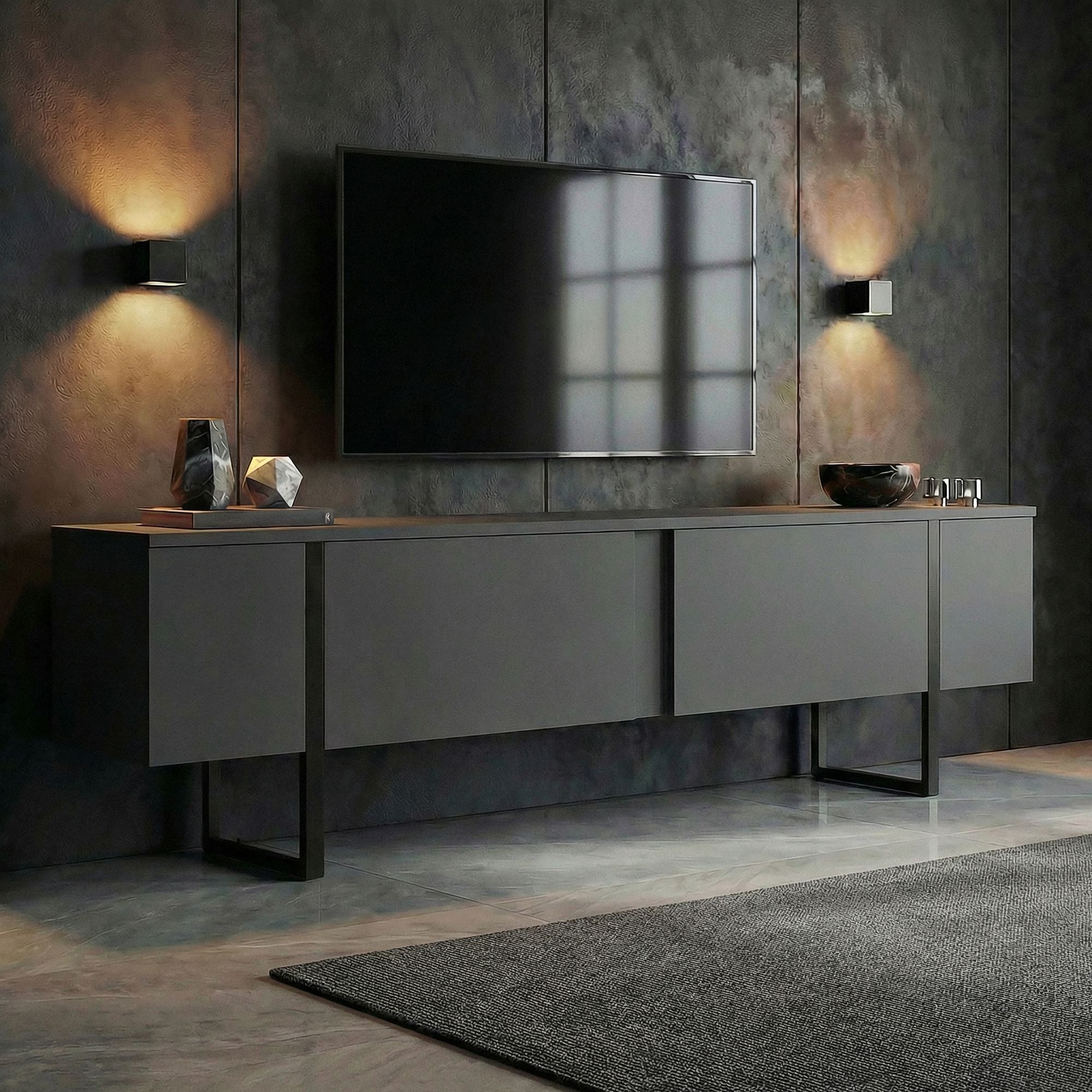 Skye Decor TV-Board Boho Design (1 St), Modernes Wohnzimmertv-Möbel, Breite : 180 cm