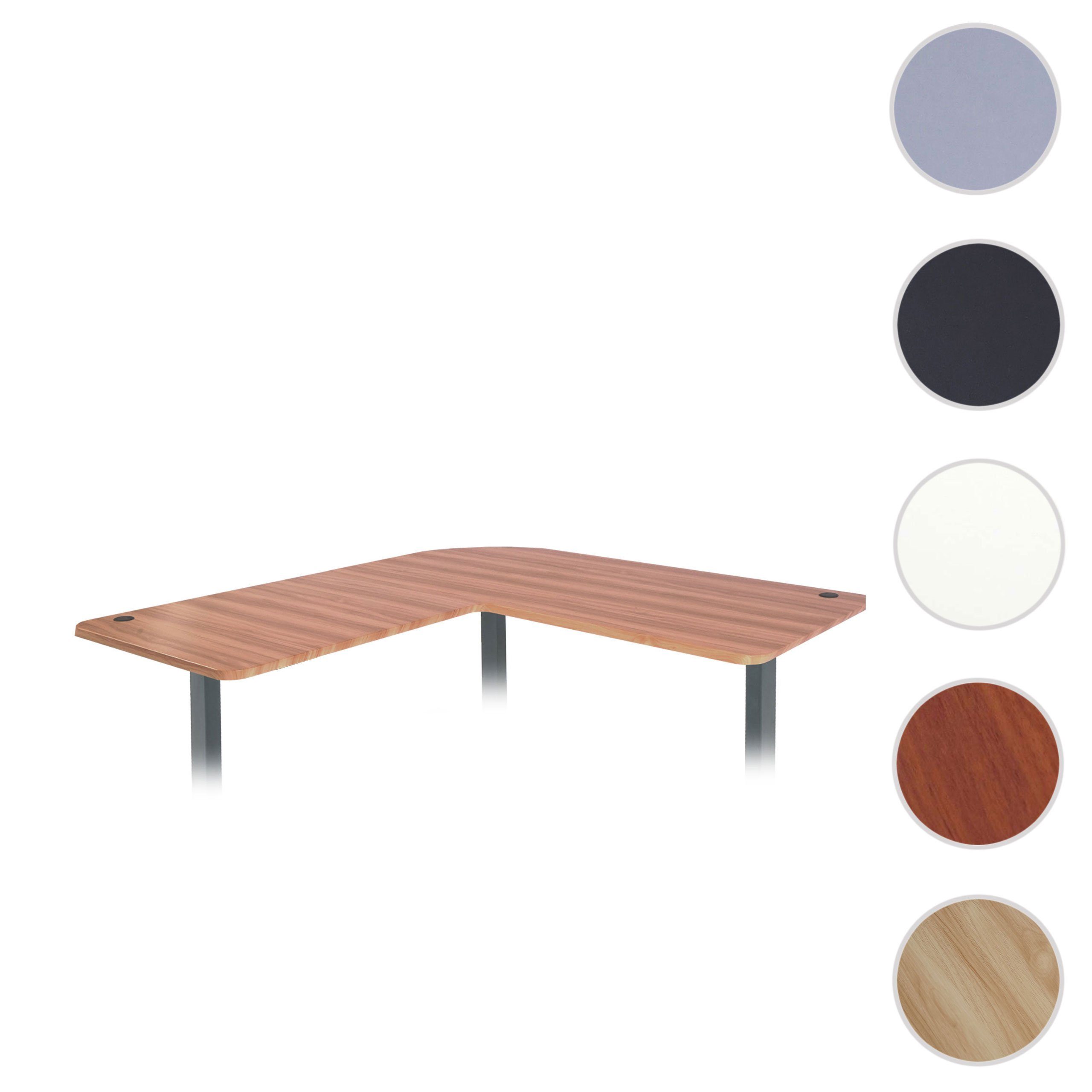 MCW Schreibtischplatte MCW-D40-T2, für Eck-Schreibtische, geeignet für verschiedene Gestelle