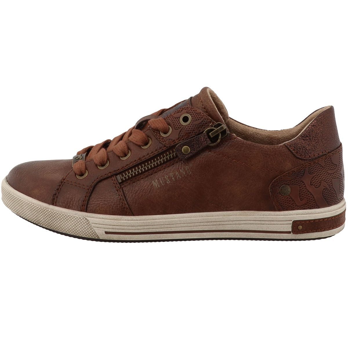 Mustang Shoes 15M0152004-cognac Schnürschuh Modischer Schnürschuh mit viel Komfort