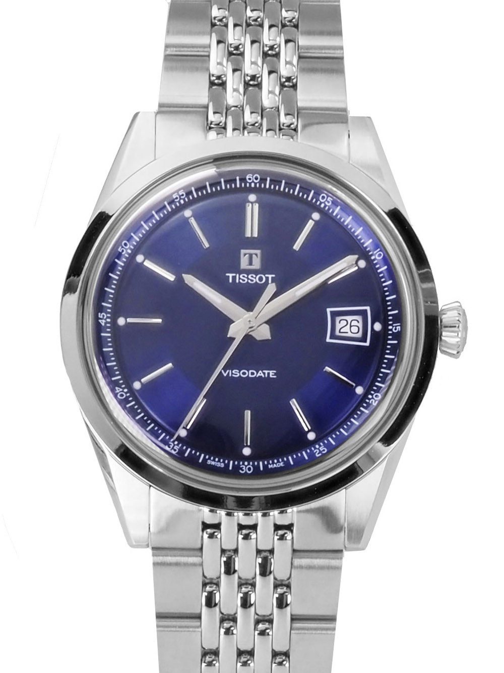 Tissot Automatikuhr Herren Uhr Automatik 39 mm Ø T1574071104100 Visodate