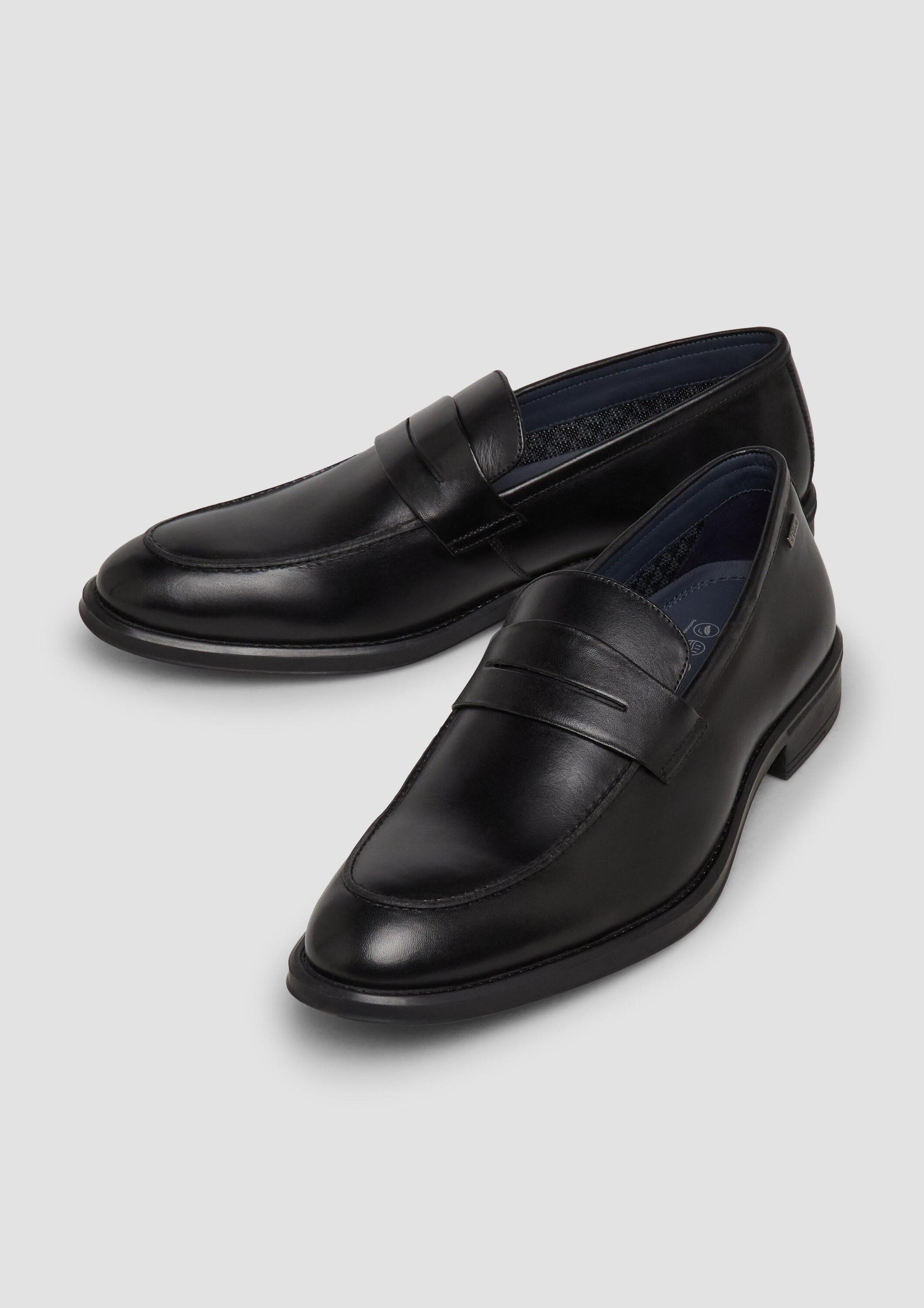 s.Oliver Slipper Schnürschuh Loafer aus Leder