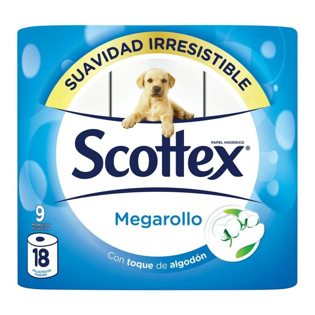 Scottex Gesichts-Reinigungsmaske Toilettenpapierrollen Scottex (9 uds)