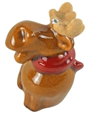 Krippenursel Weihnachtsfigur 2er Set Niedliche Elche mit Schal (Set, 2 St), freundlich fröhliches Design