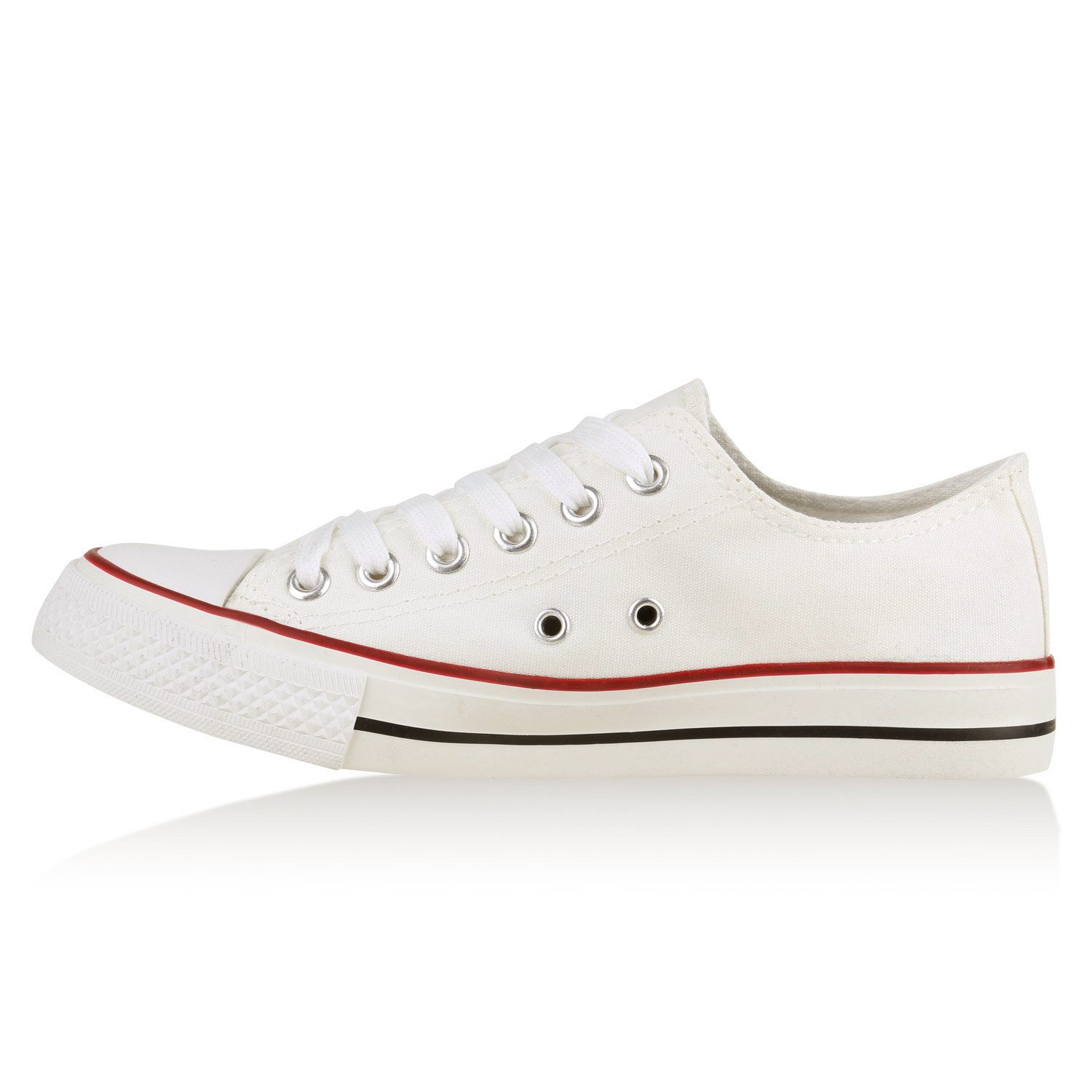 VAN HILL 97316 Sneaker Damen Sneakers Sportschuhe Freizeit Schnürer Stoffsc günstig online kaufen