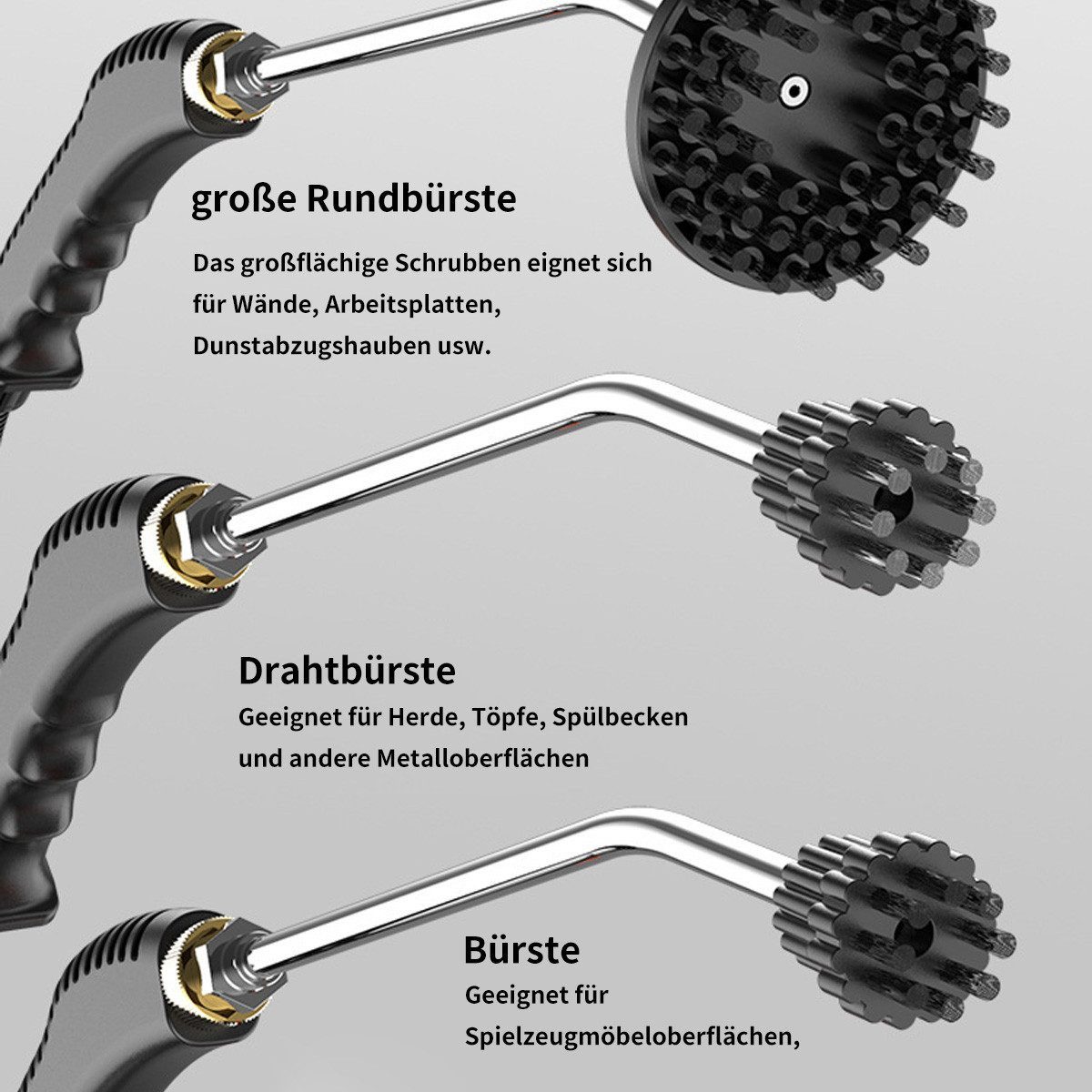 Novzep Handdampfreiniger Multifunktionaler Dampfreiniger für Reinigen Sie Möbel& Geräte