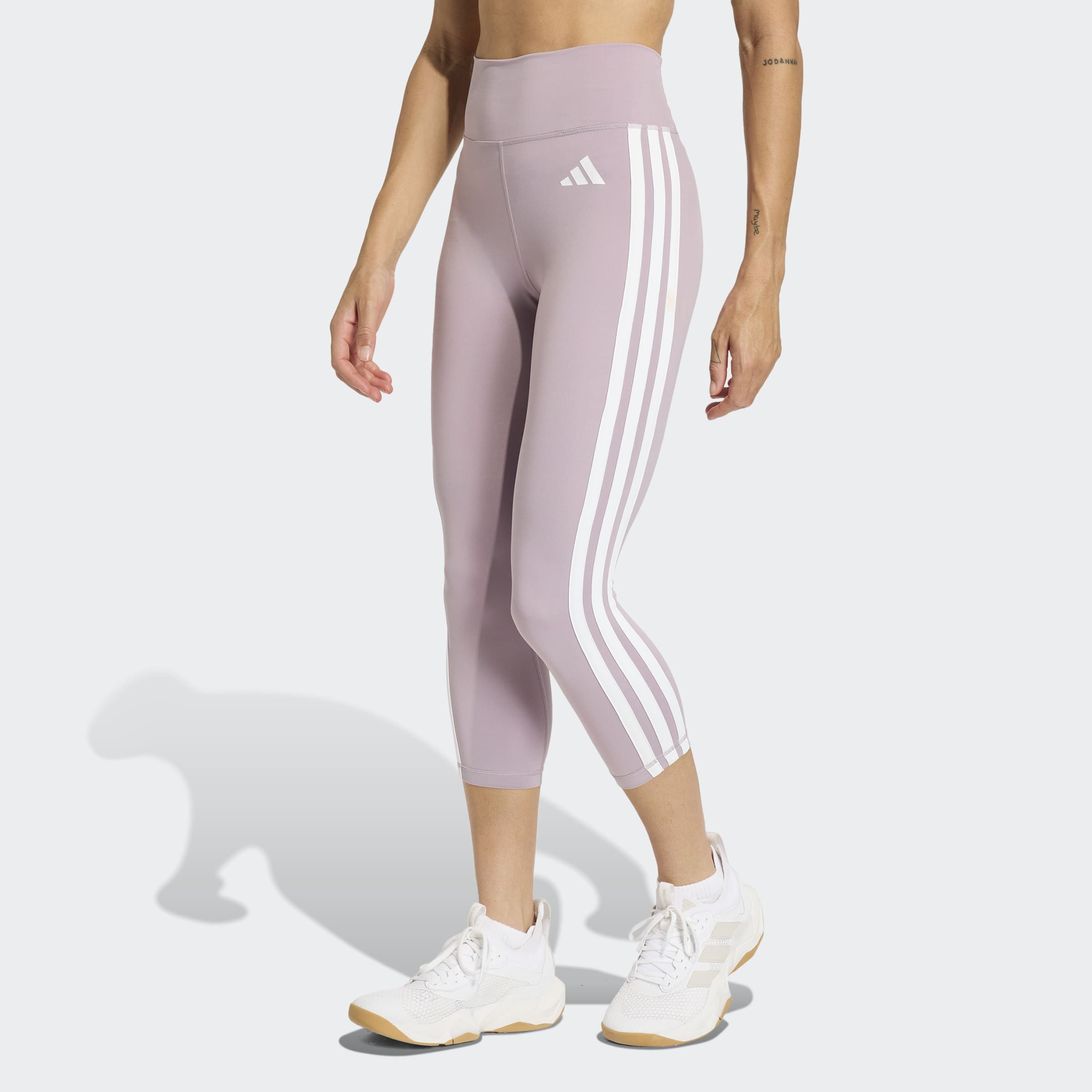adidas Performance Trainingstights OPTIME ESSENTIALS WORKOUT 3-STREIFEN 3/4 LEGGINGS