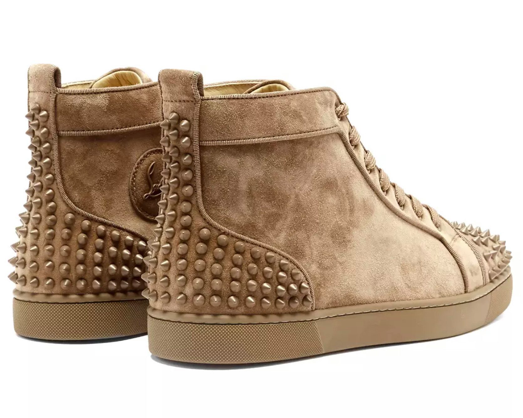 CHRISTIAN LOUBOUTIN Lou Spikes 2 High-Top Sneakers Sneakerboots Handplatzie günstig online kaufen
