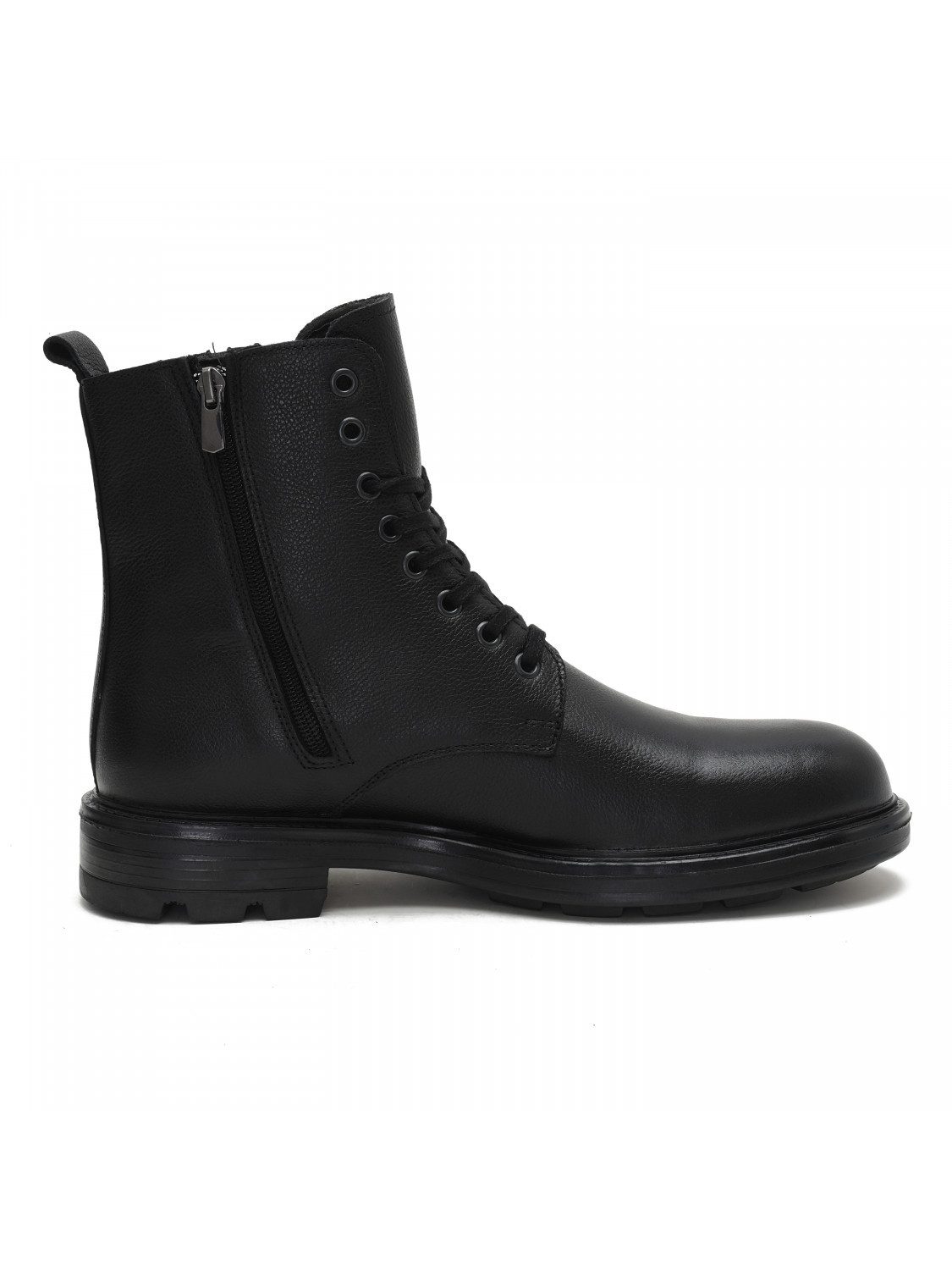 Desa Herren-Ankle-Boots aus Leder – Textilfutter, Kunststoffsohle, flacher günstig online kaufen