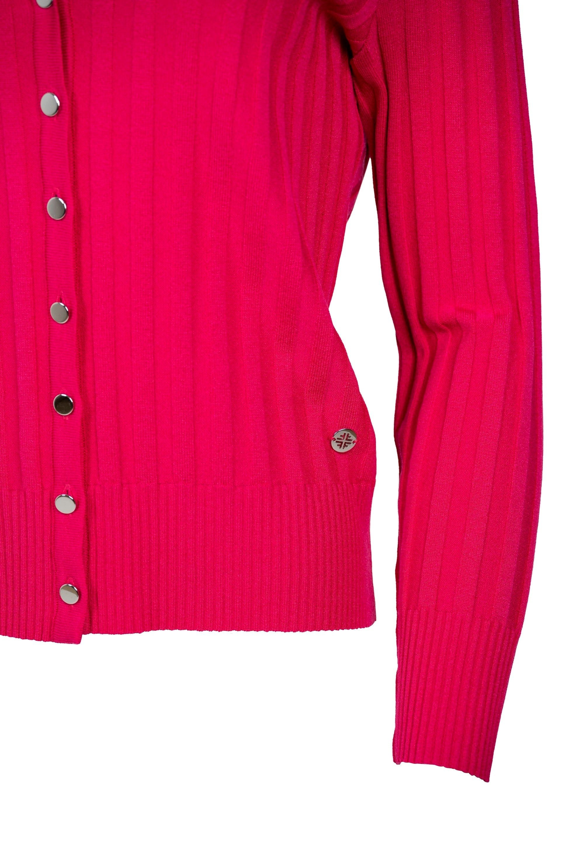 Faber Cardigan Cardigan mit Rippenstruktur