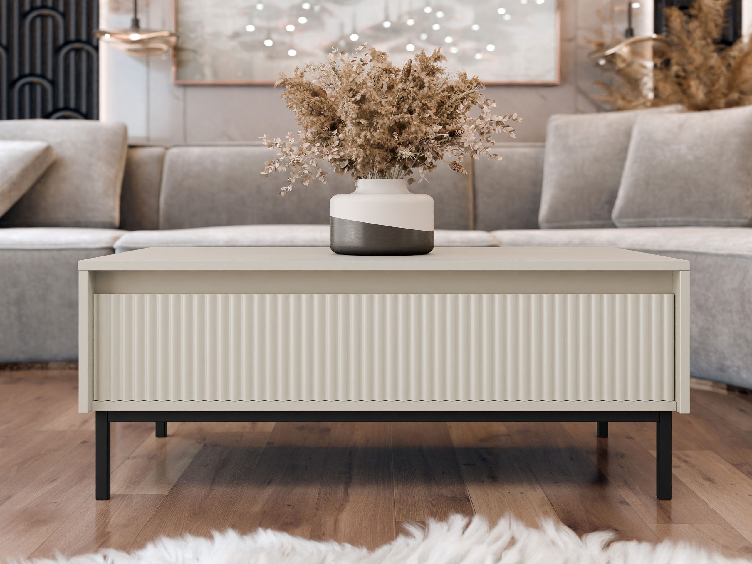 MIRJAN24 Couchtisch Ozmi 1SZ (mit Schublade), Griffloses Öffnungssystem pus günstig online kaufen