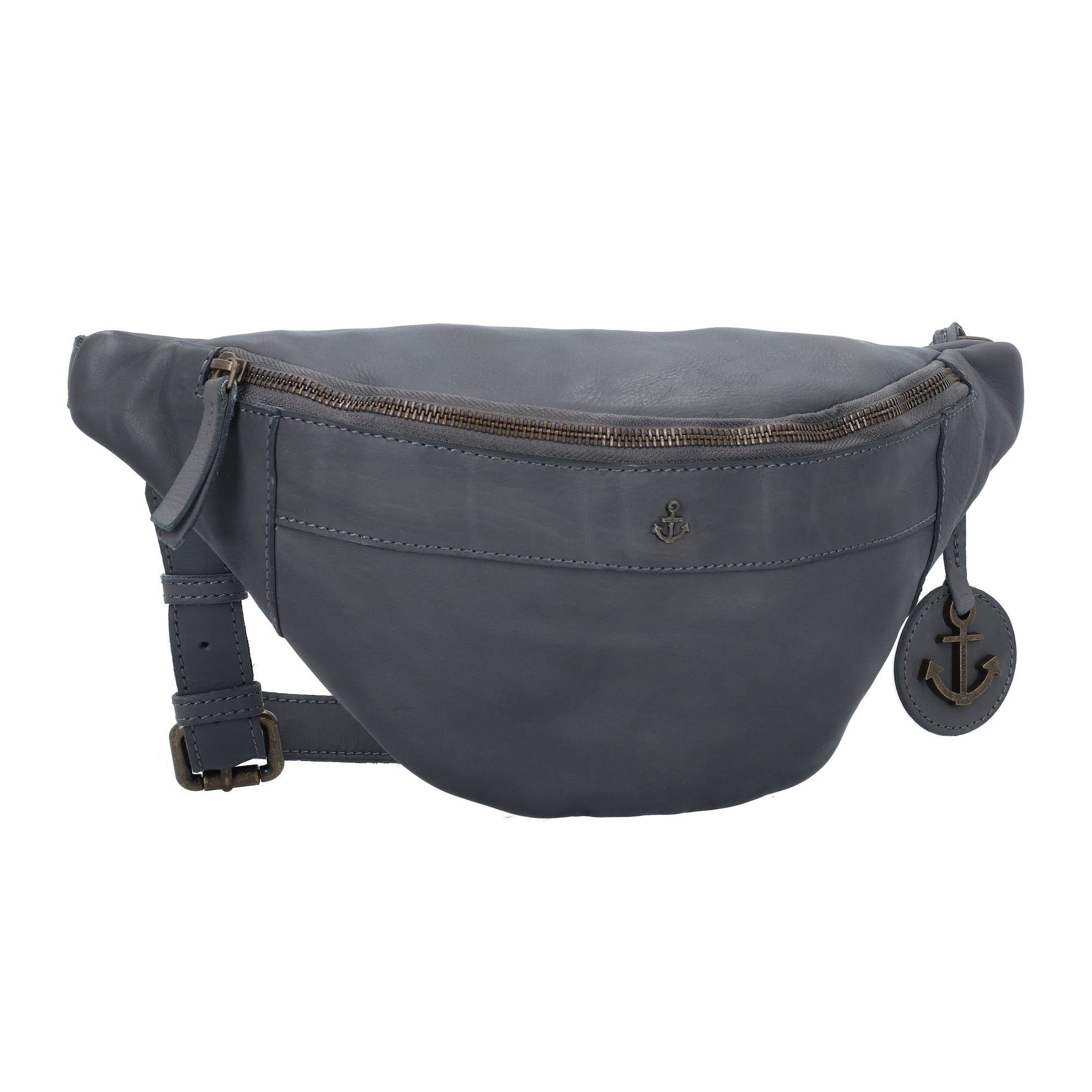 HARBOUR 2nd Gürteltasche Love, Leder Anchor grey dolphin