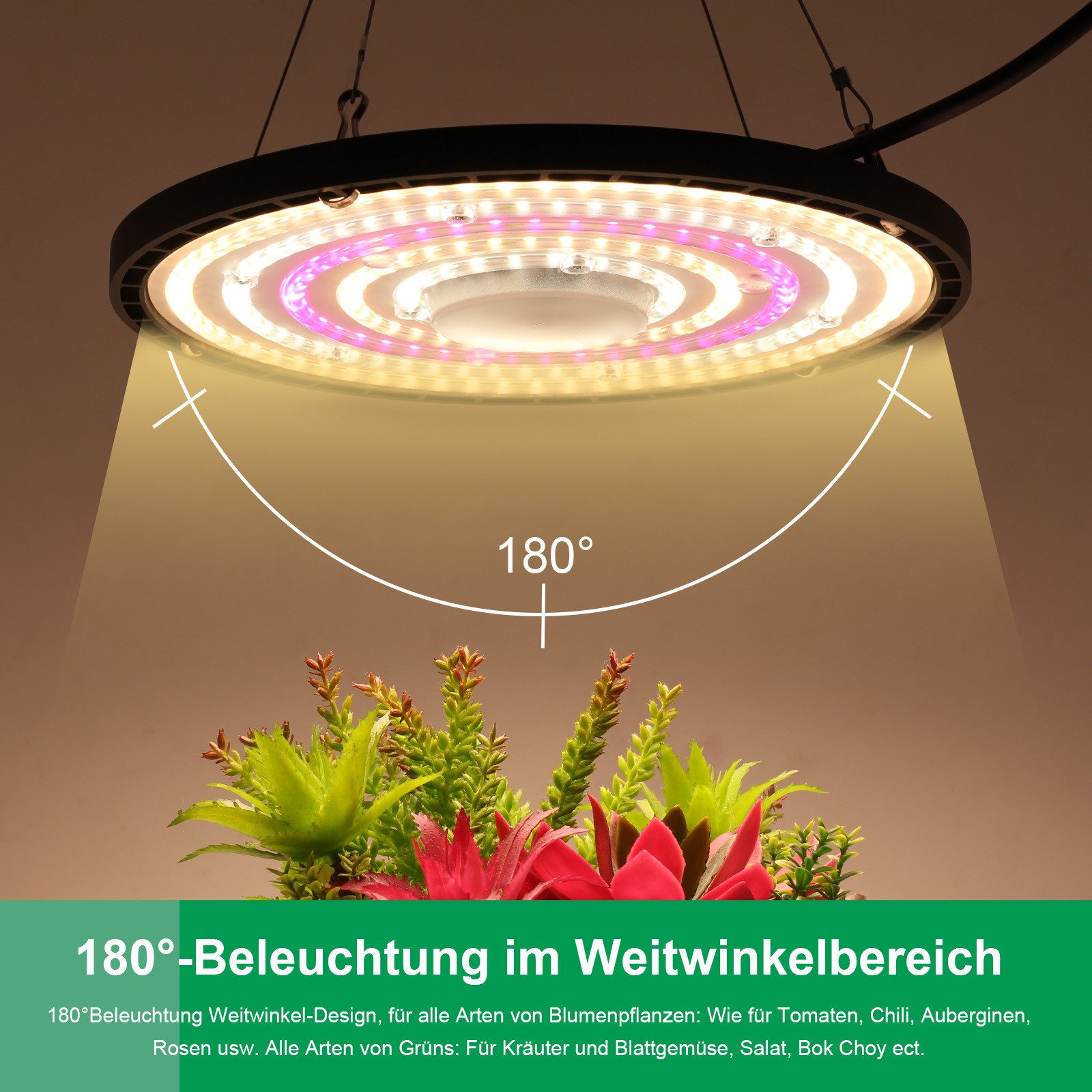 MUPOO Pflanzenlampe Vollspektrum LED Grow Lampe günstig online kaufen